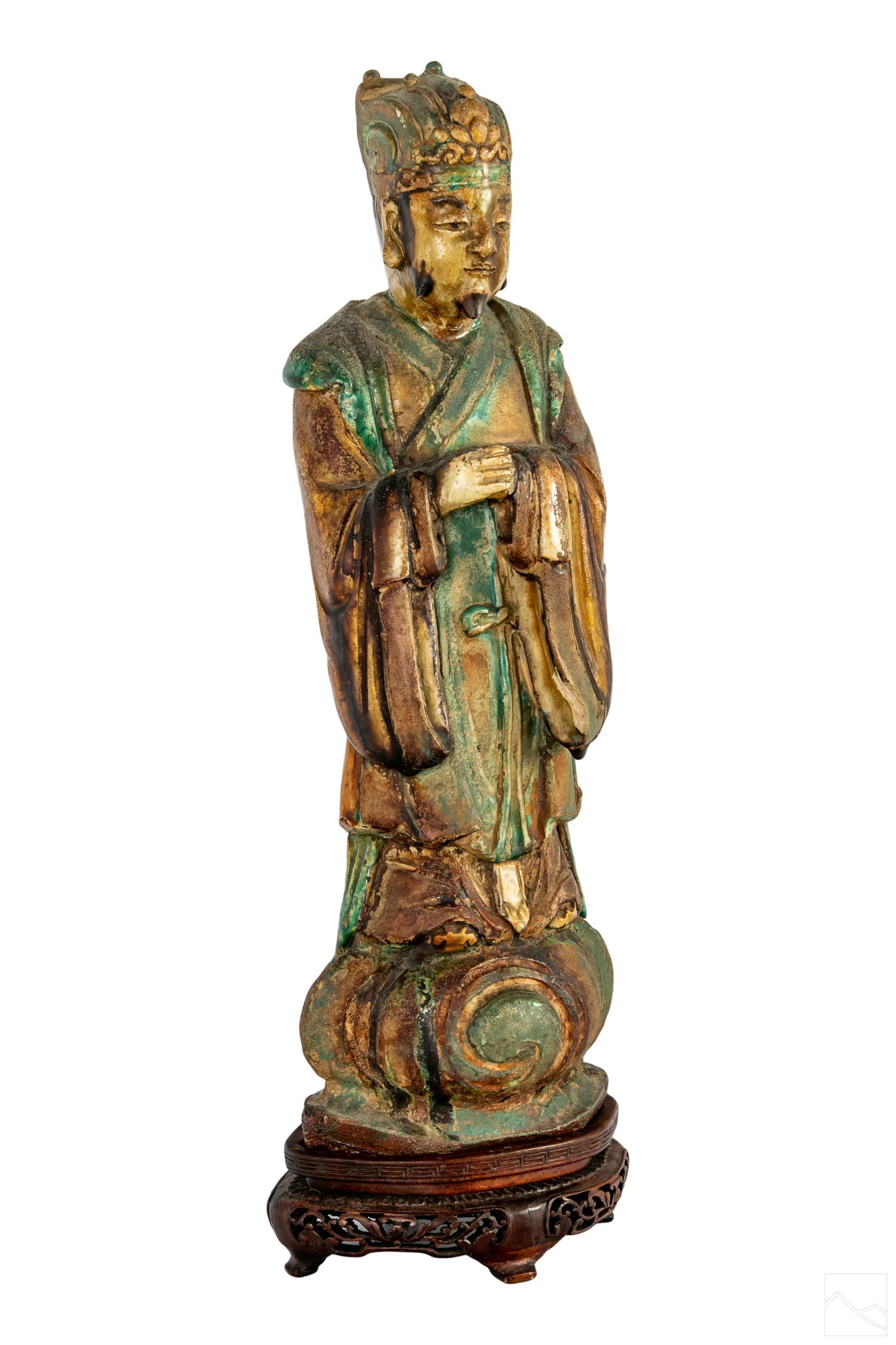 Chinese Antique Art Pottery Immortal Sculpture (1 of 6)