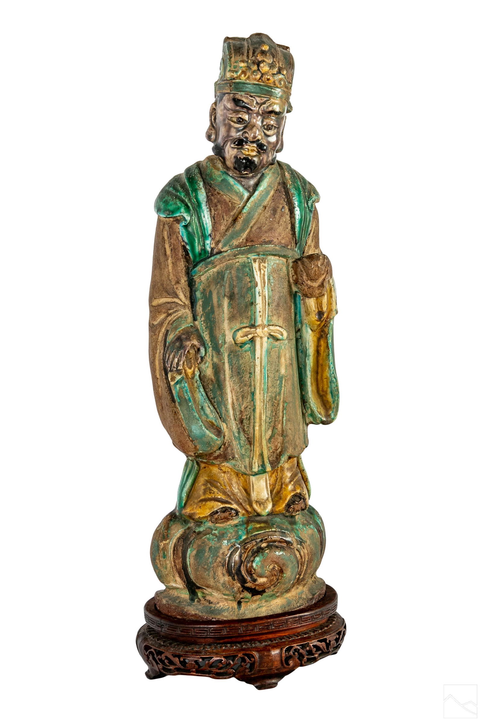 Chinese Antique Art Pottery Immortal Sculpture (1 of 6)