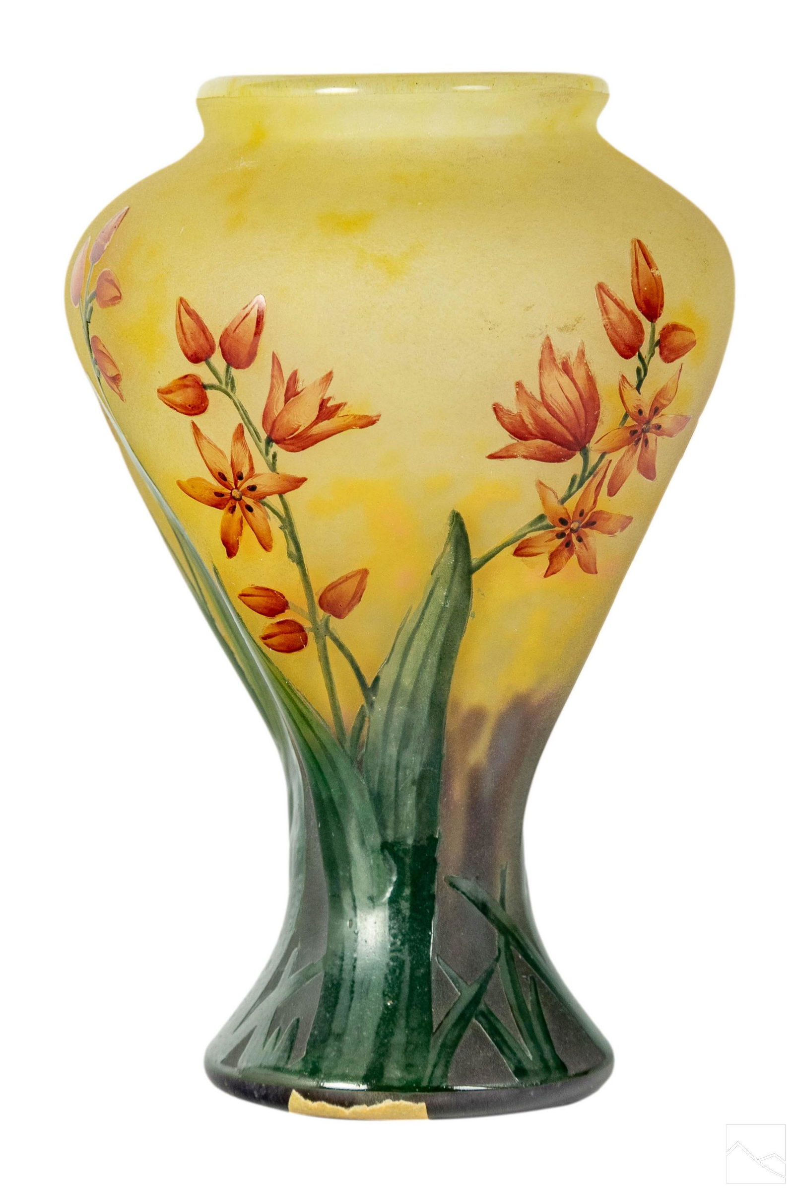 Daum Nancy French Art Nouveau Cameo Glass Vase (1 of 5)