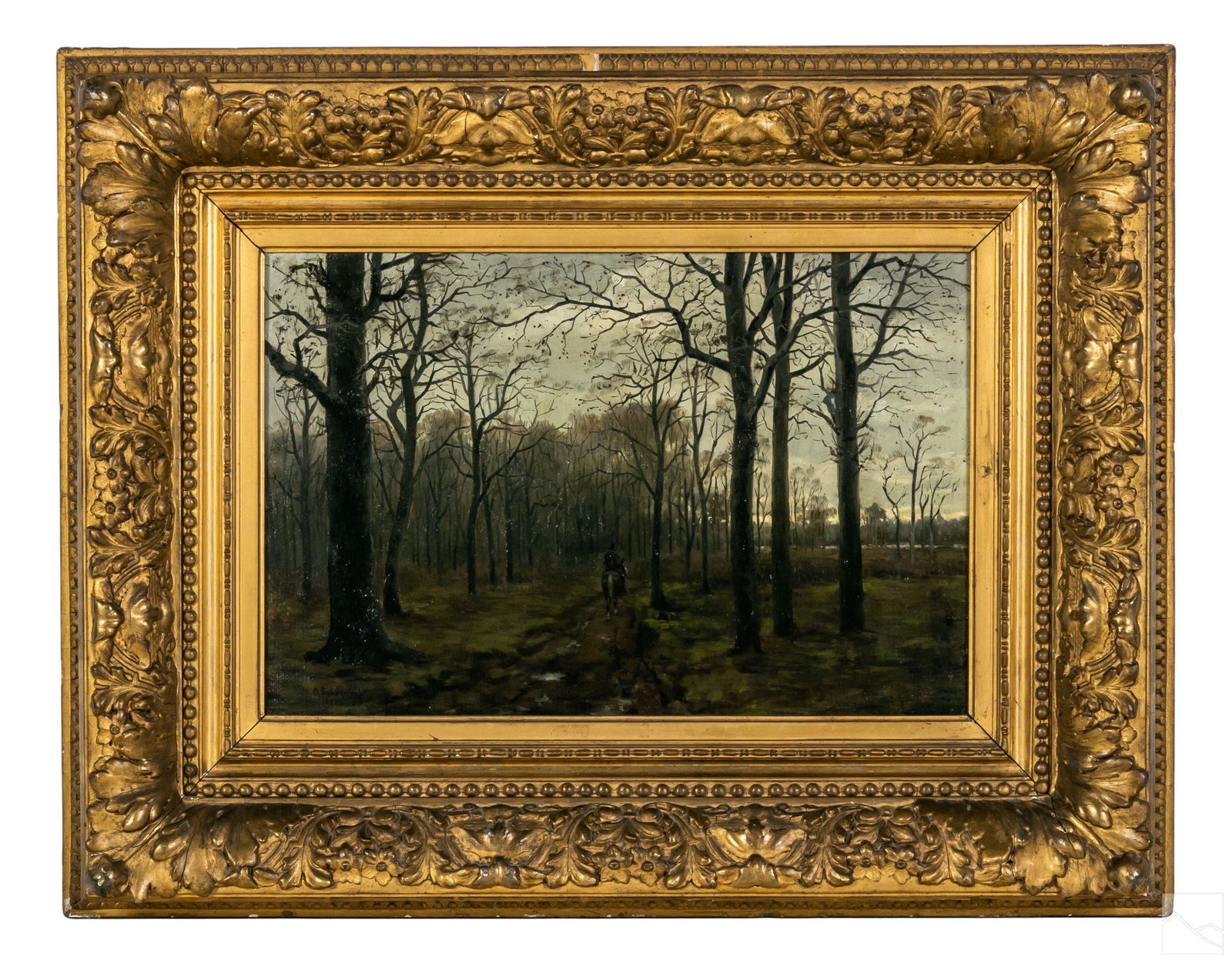 Charles Schreyvogel 1861-1912 Landscape Painting (1 of 8)