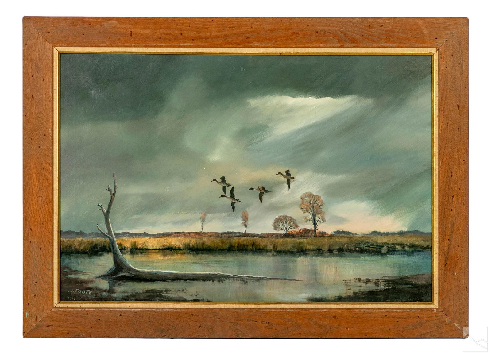 Jim Foote 1925-2004 Wildlife Landscape Painting (1 of 4)