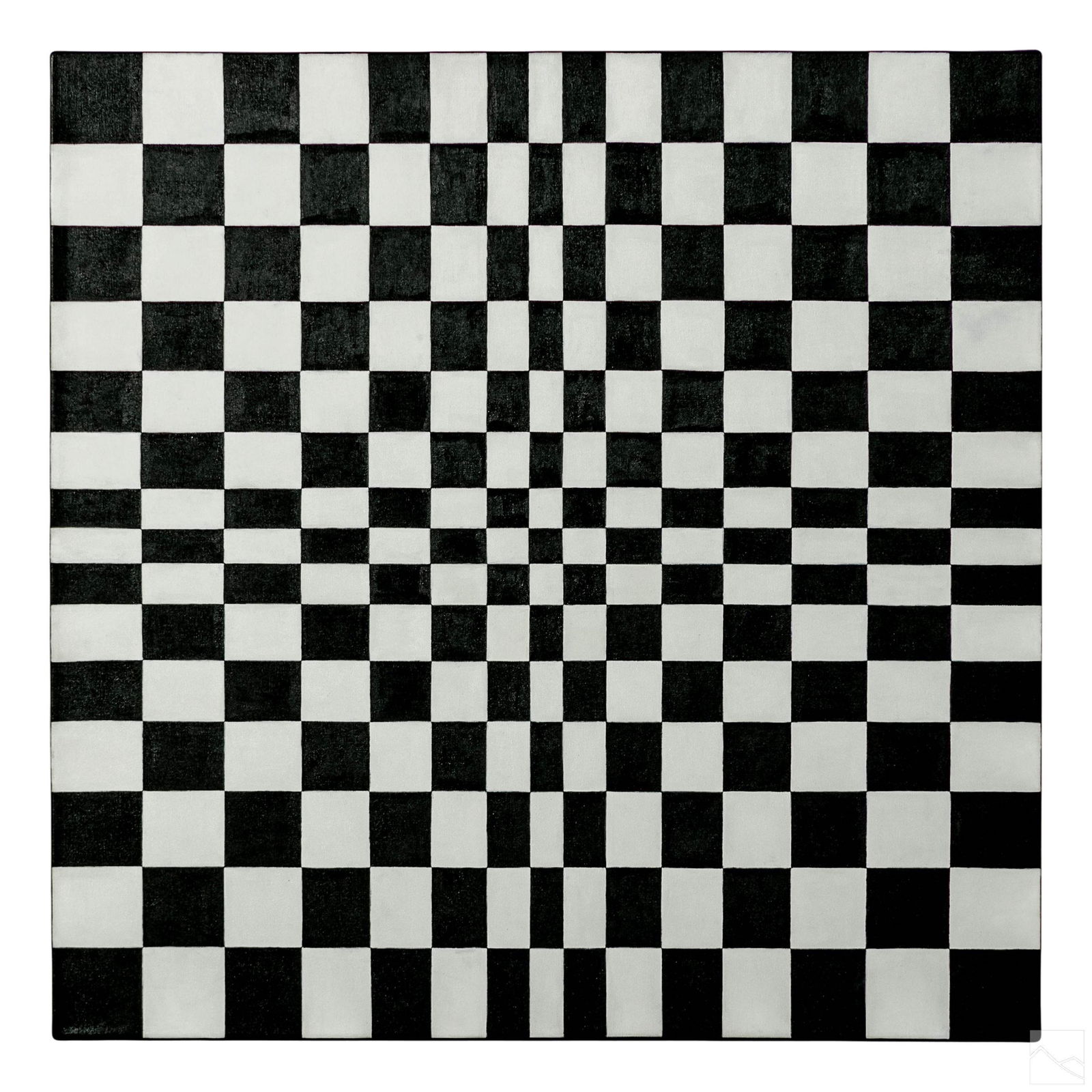 Tim Ray Fisher b.1969 Geometric Op Art Painting (1 of 4)