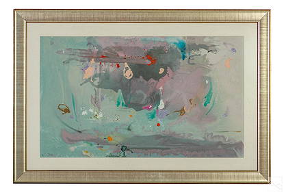 Helen Frankenthaler 1928-2011 Fireworks Silkscreen (1 of 6)