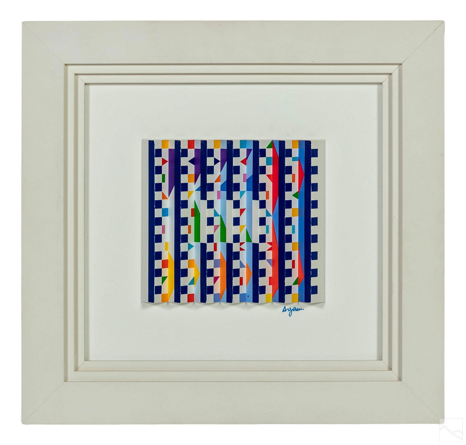 Yaacov Agam b.1928 Polymorph Sky View Deep SIGNED (1 of 6)
