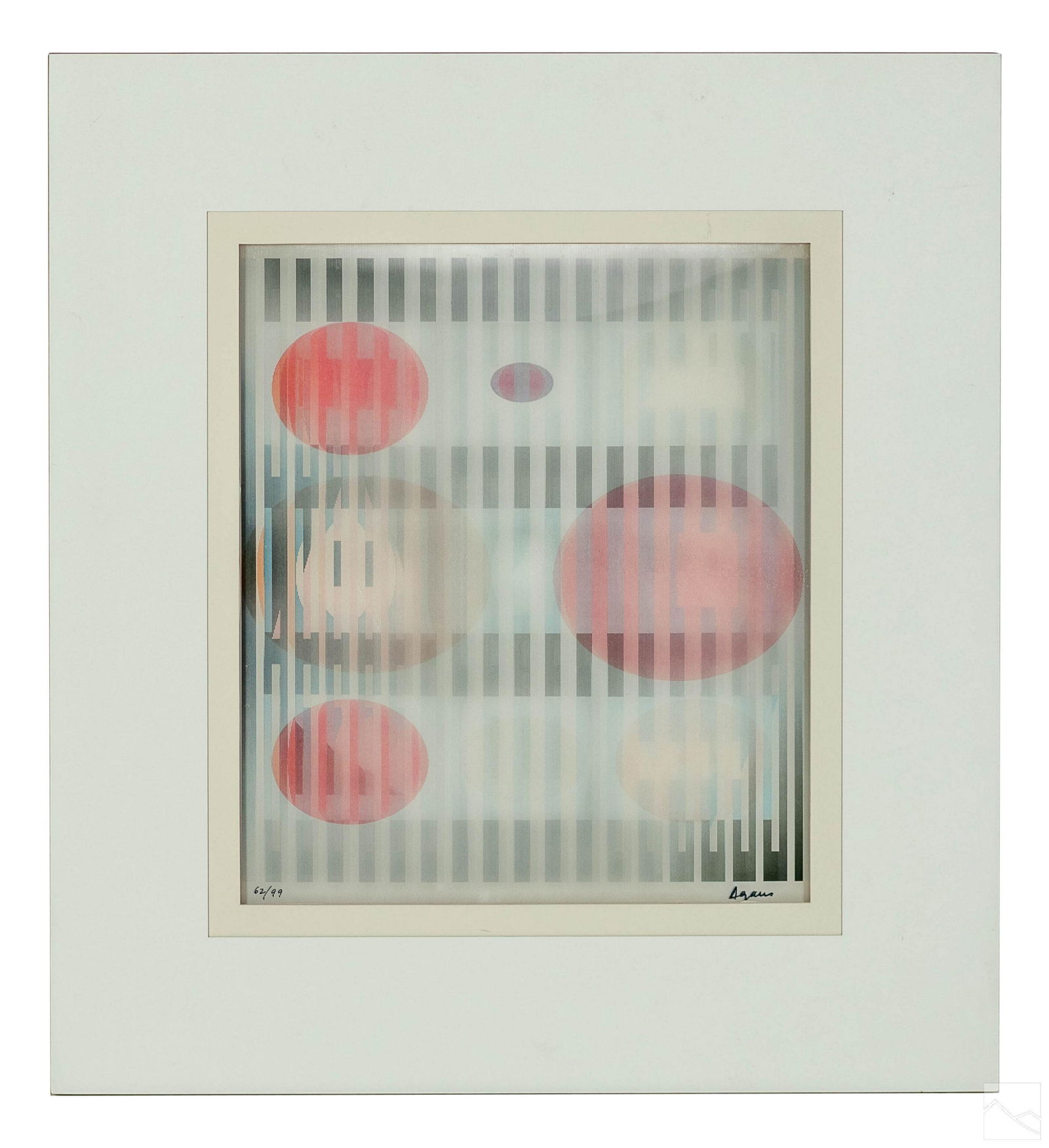 Yaacov Agam b.1928 Abstract Kinetic Op Art SIGNED (1 of 7)