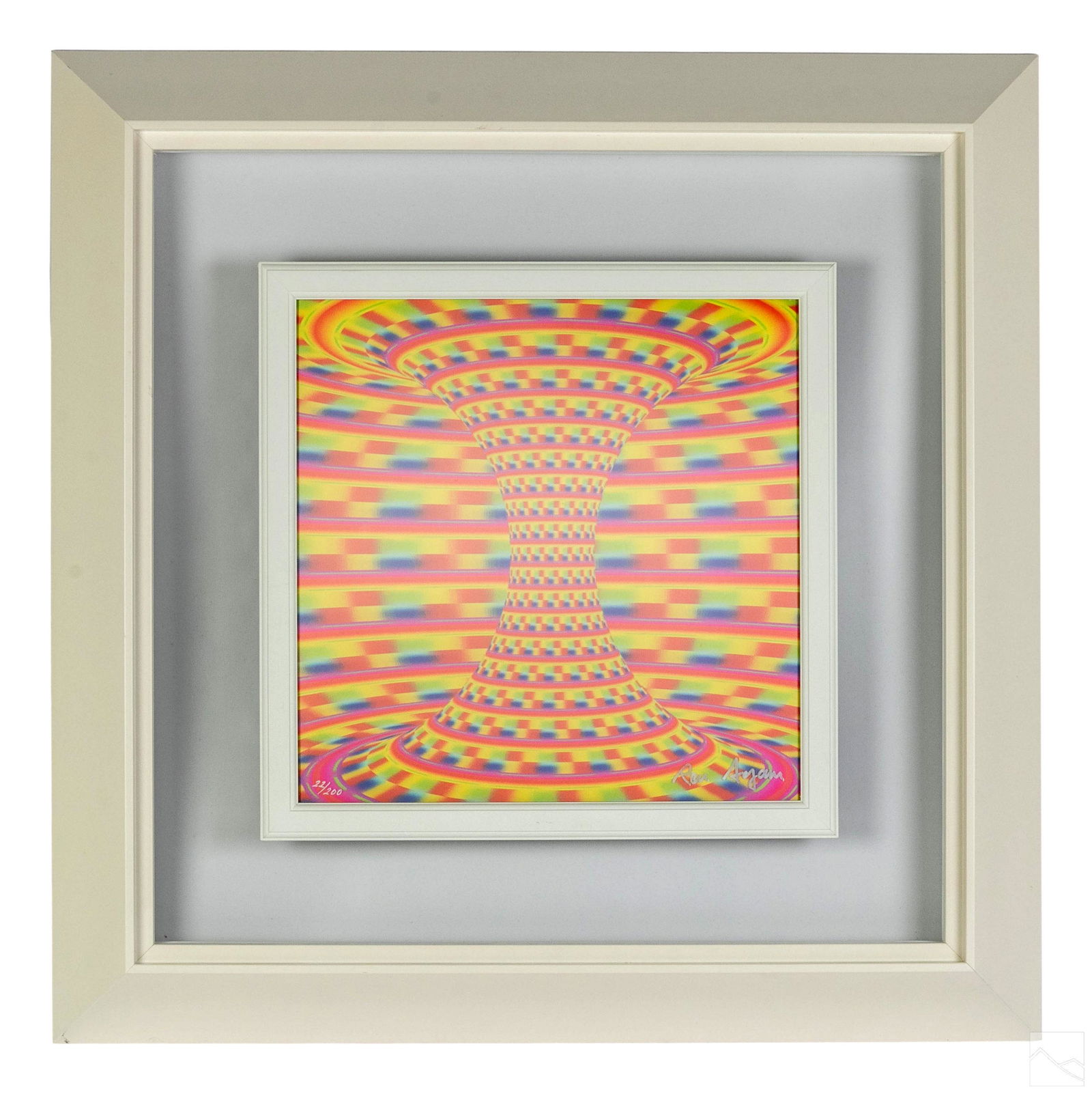 Ron Agam b.1958 Hologram 3D LE Optic Art SIGNED (1 of 5)