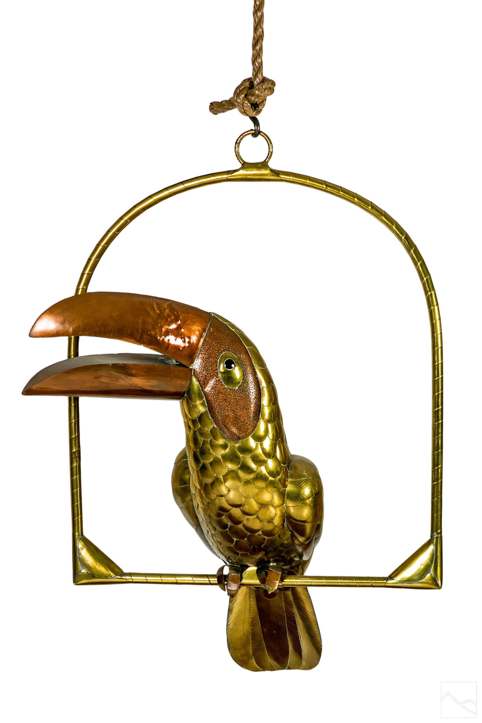 Mixed Metals Toucan Sculpture manner of Bustamante (1 of 6)