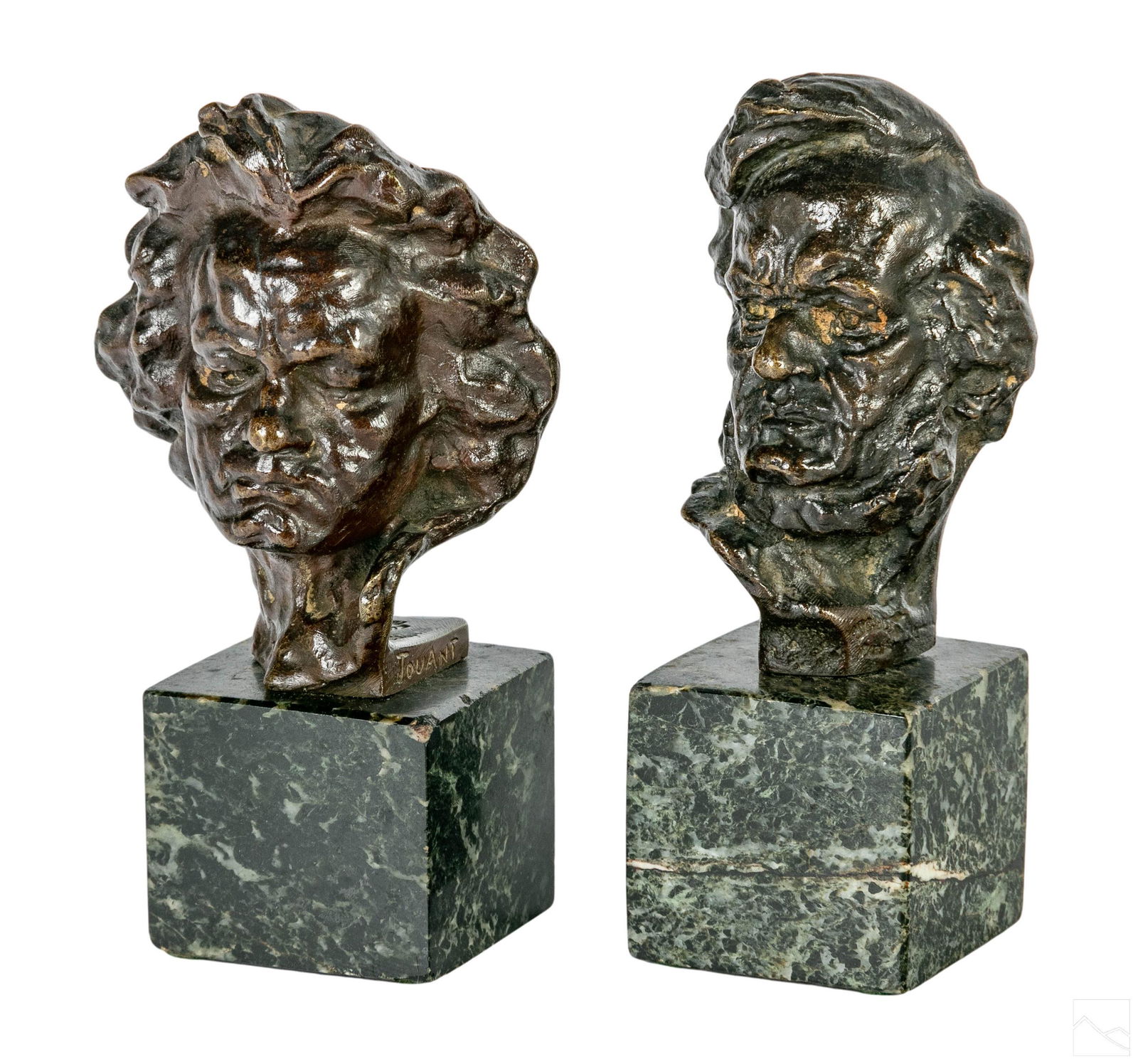 Jules Jouant 1863-1921 Bronze Composer Sculptures (1 of 7)