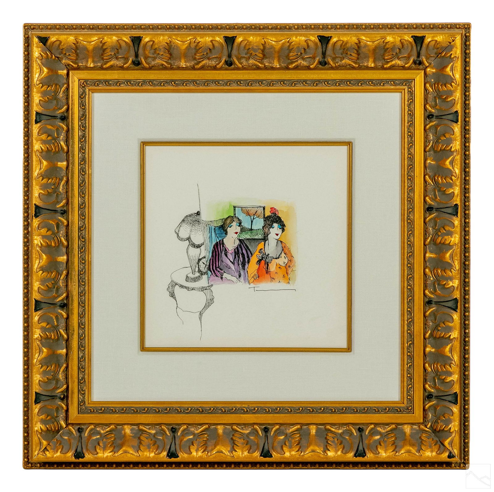 Itzchak Tarkay 1935-2012 Modern Figural Painting (1 of 4)