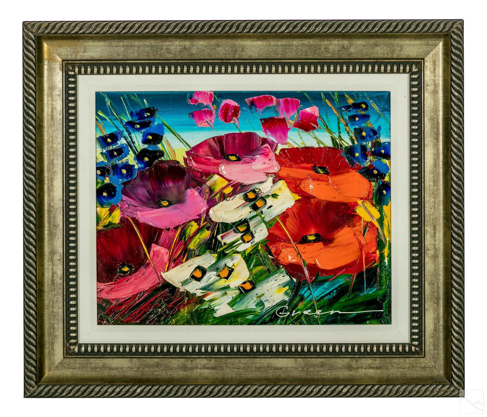 Maya Green b.1957 Modern Still Life Oil Painting (1 of 4)