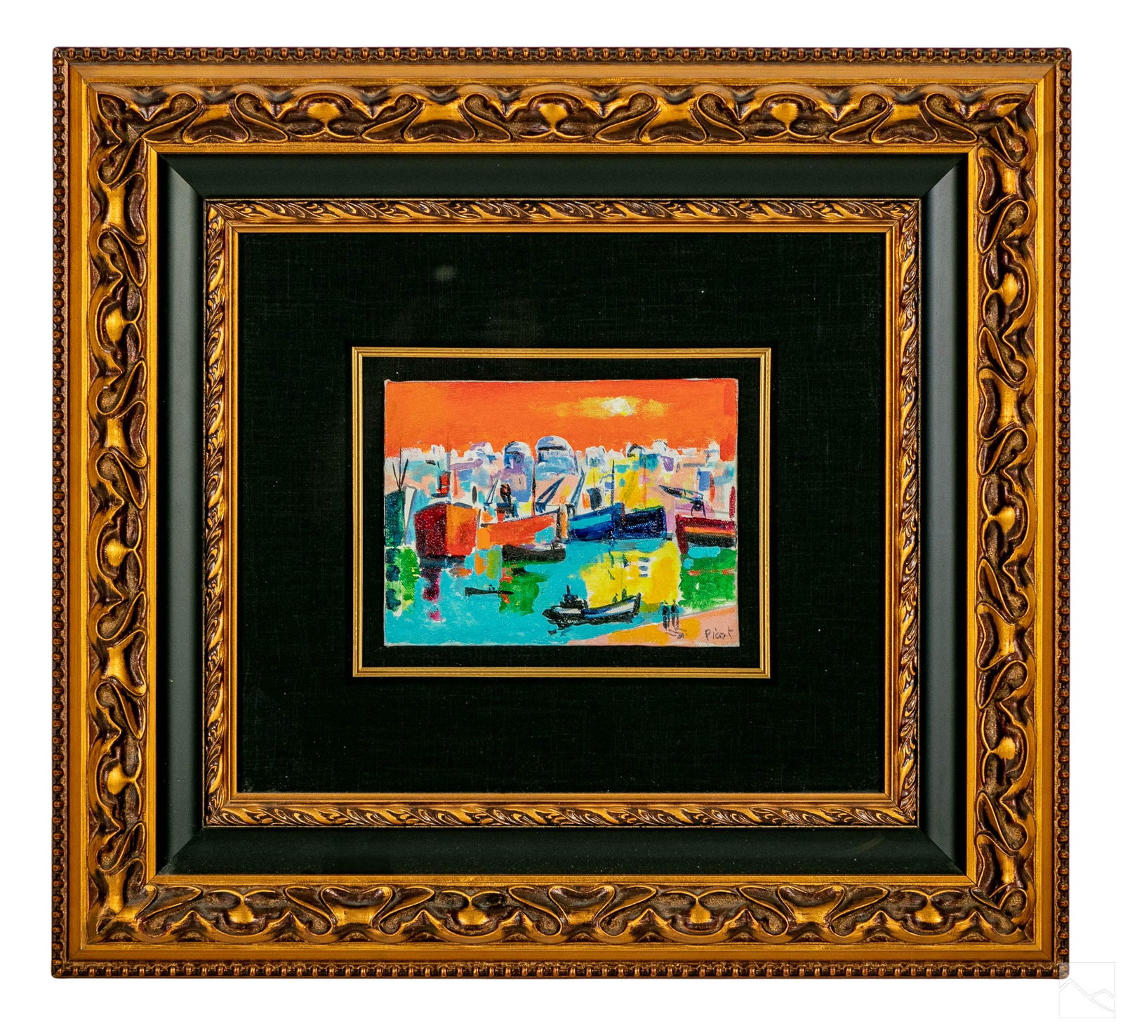 Jean C. Picot 1933-2020 Modern Seascape Painting (1 of 4)