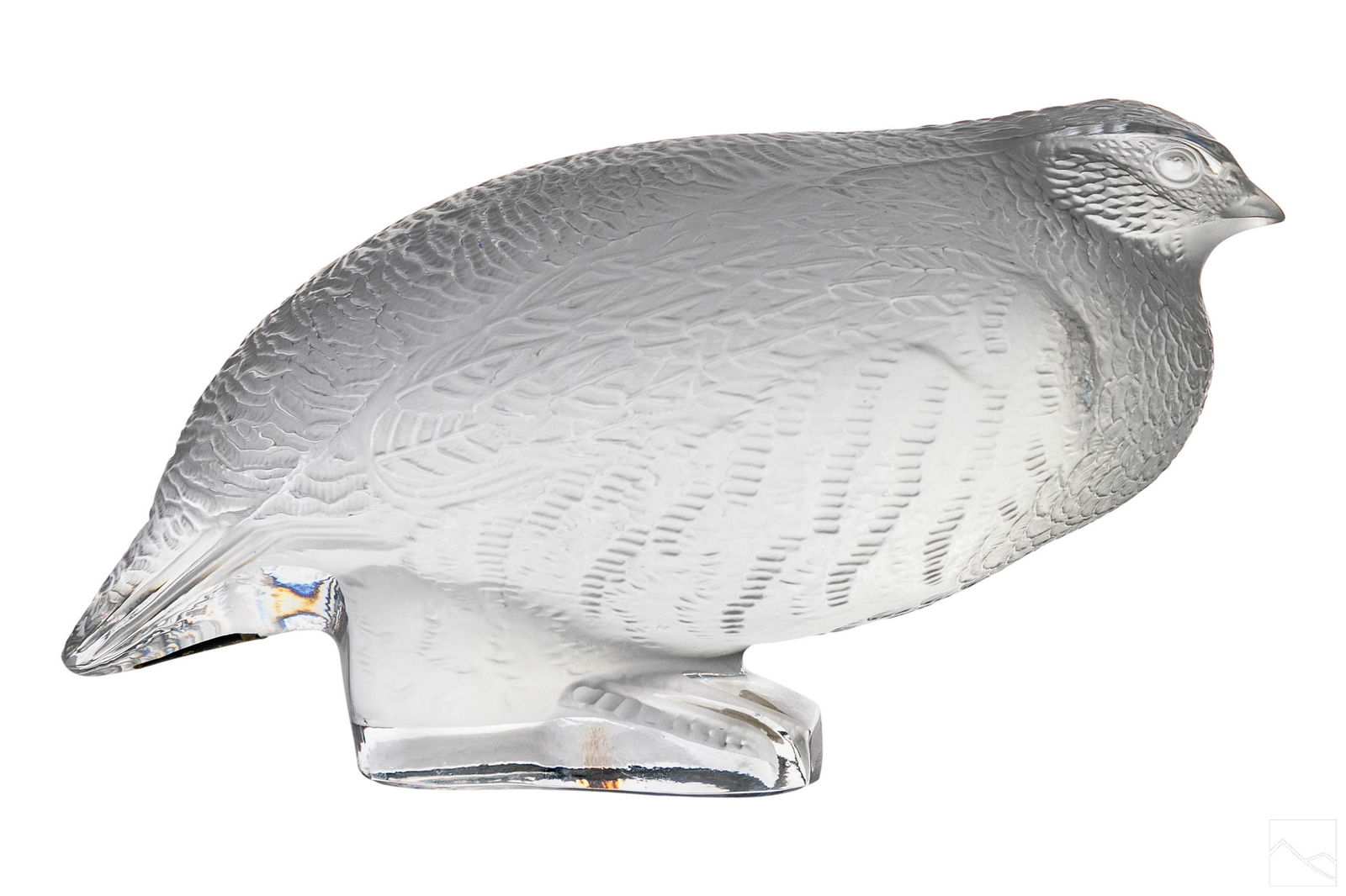 Lalique French Crystal Quail Bird Wildlife Statue (1 of 7)