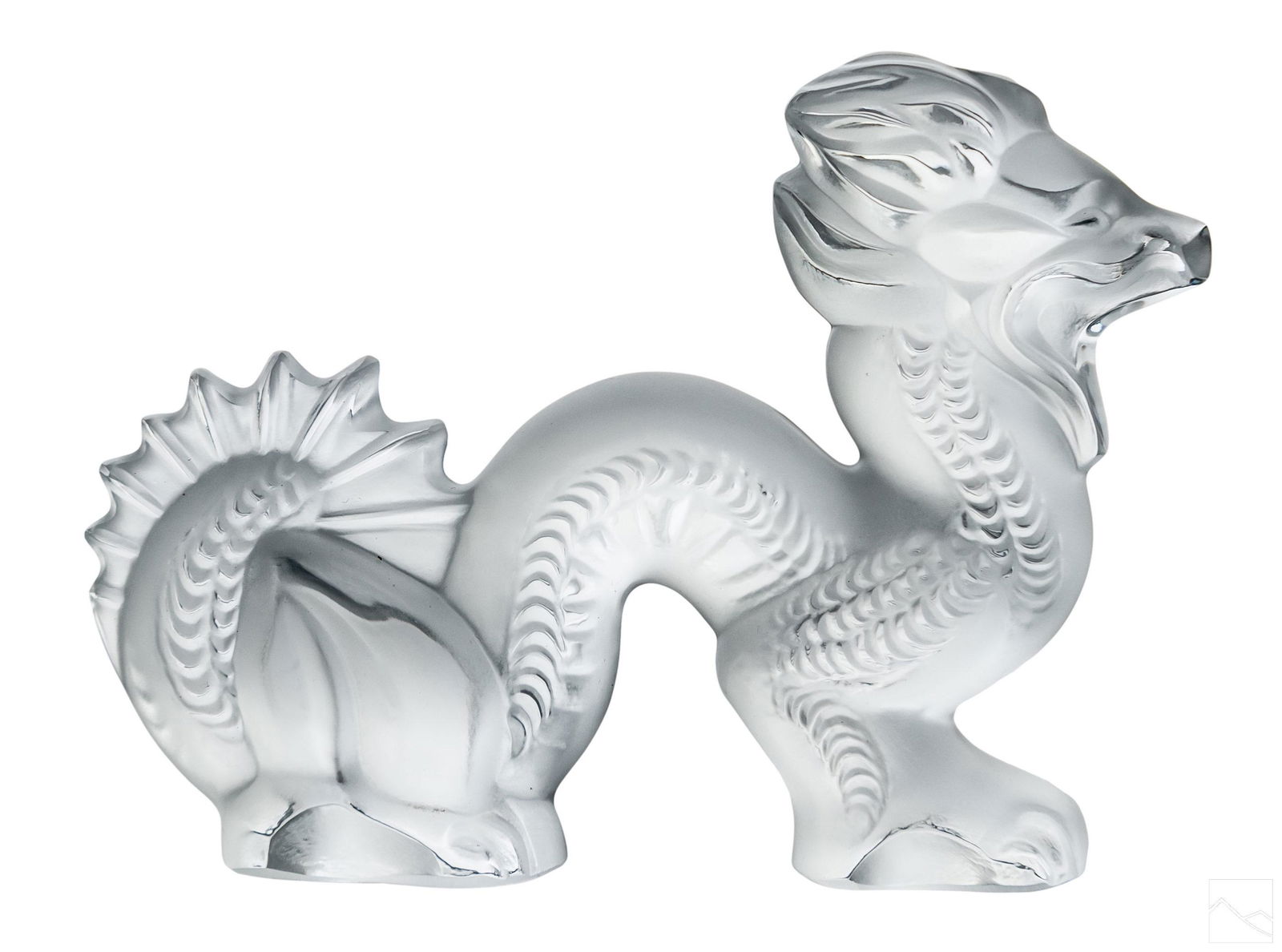 Lalique French Crystal Chinese Dragon Sculpture (1 of 6)