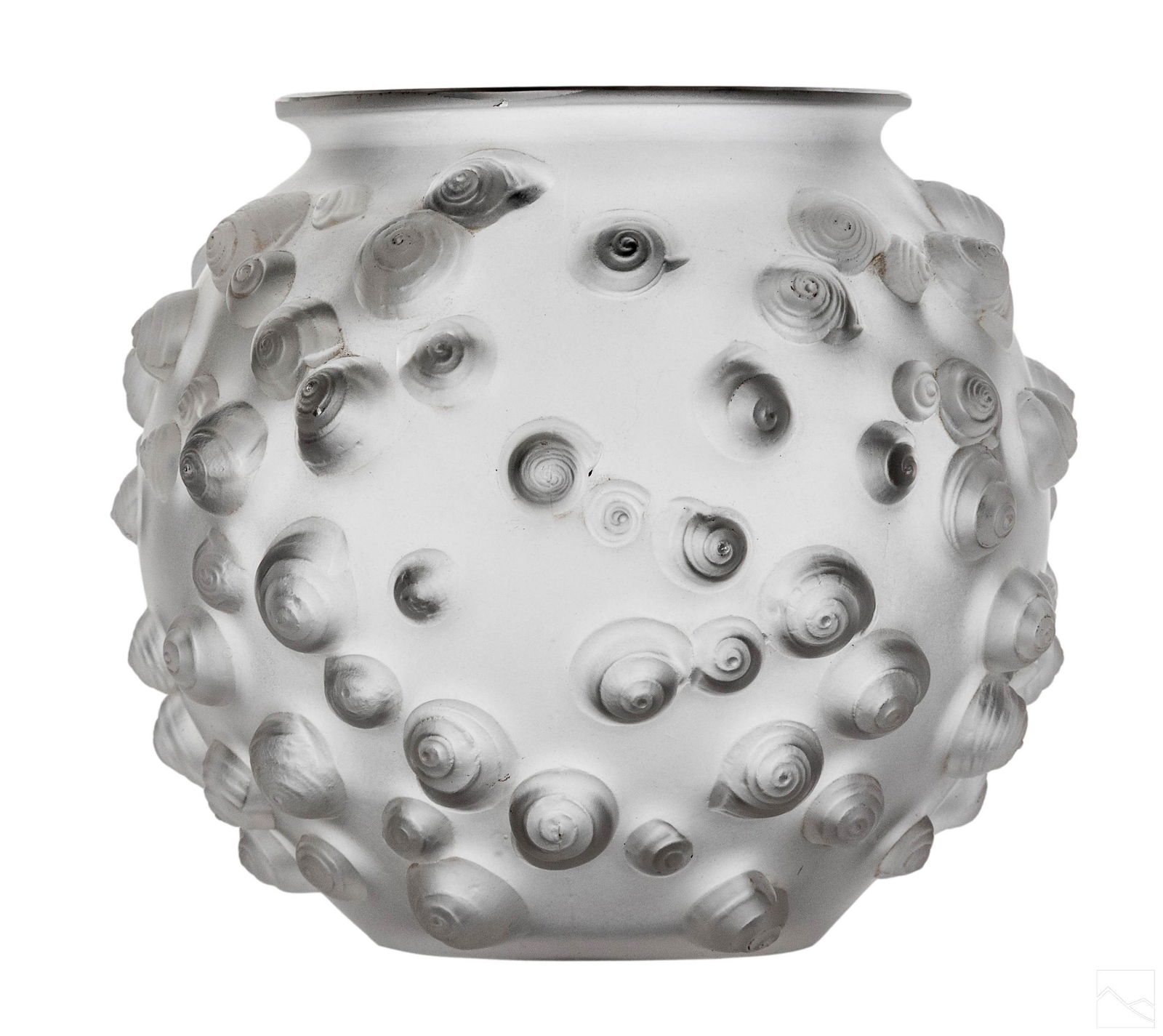 Rene Lalique French Crystal PALISSY Snails Vase (1 of 6)