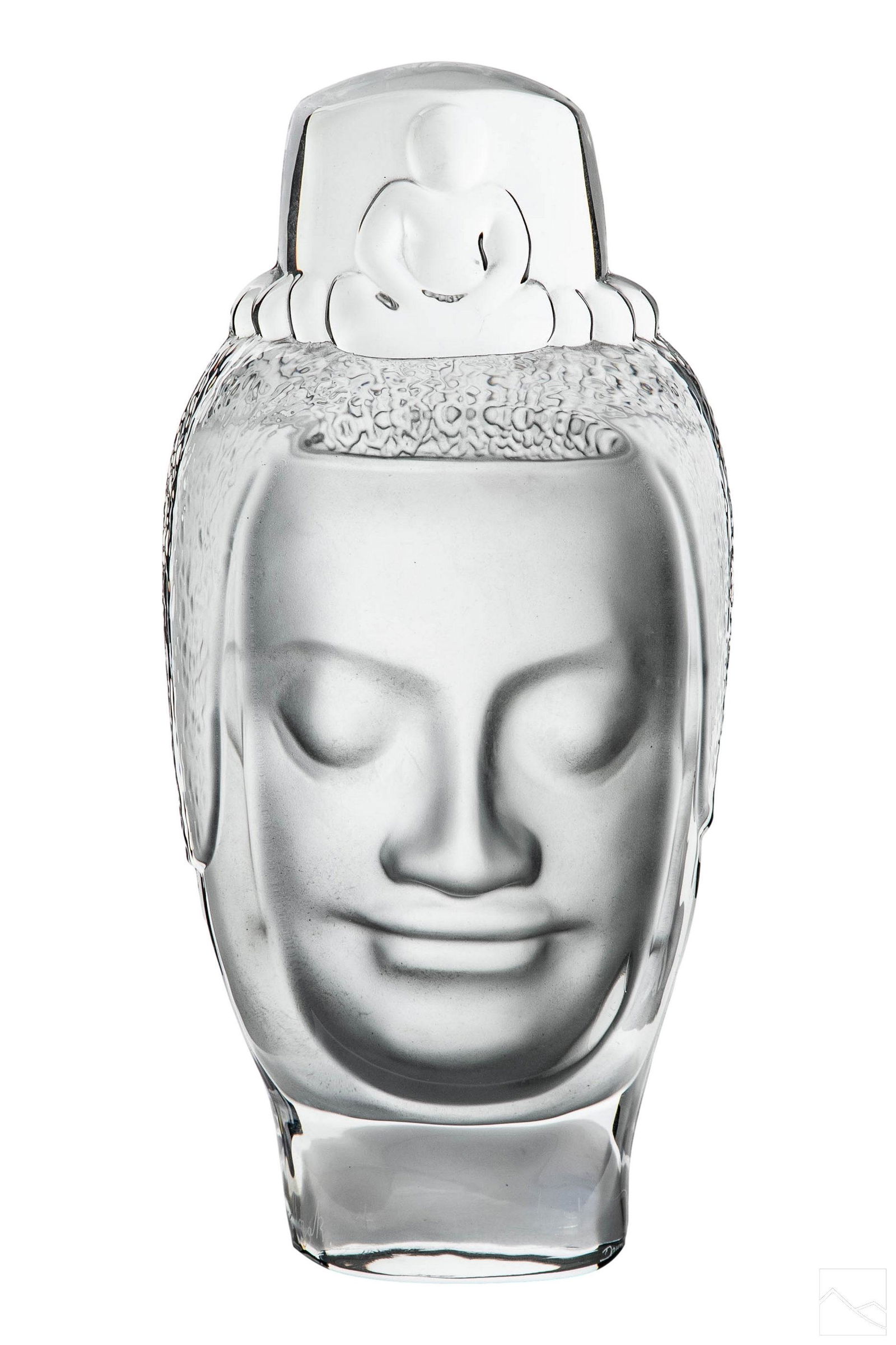 Daum French Crystal Buddha Sculpture by Roy Adzak (1 of 8)