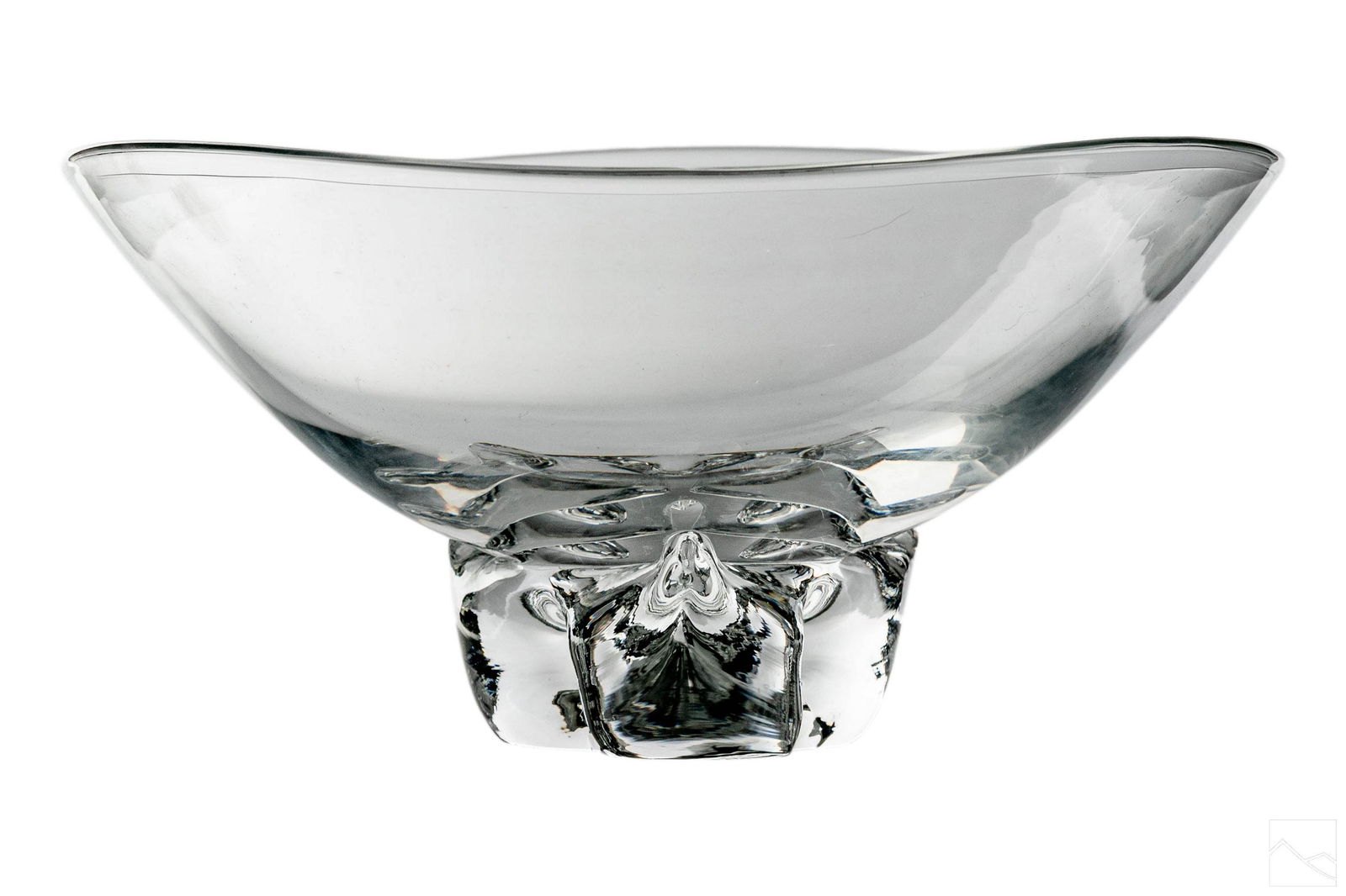 Steuben Crystal Footed Pedestal Centerpiece Bowl (1 of 5)