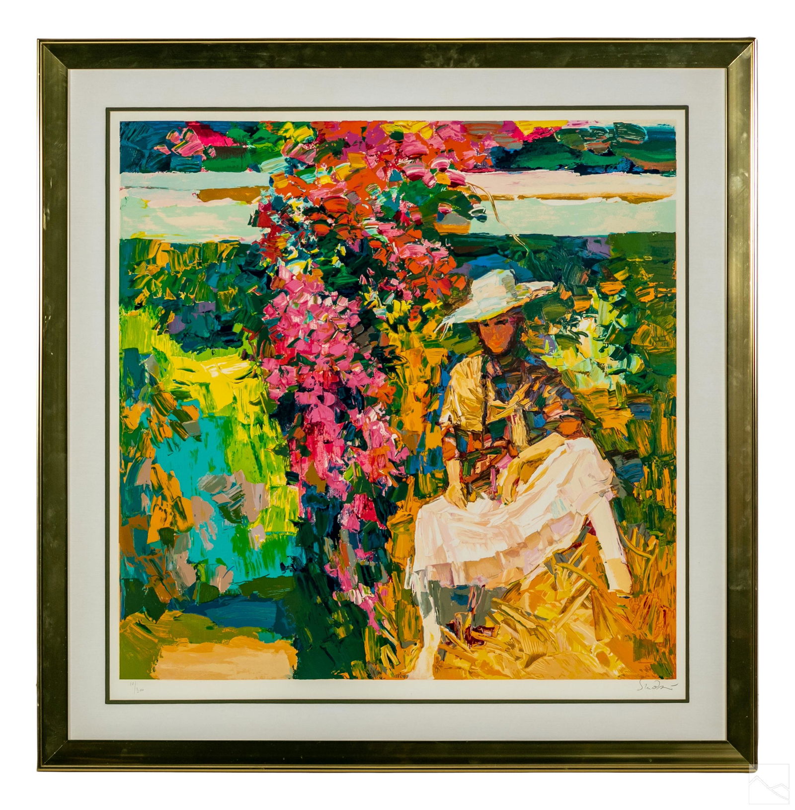 Nicola Simbari 1927-2012 Figural Serigraph SIGNED (1 of 6)