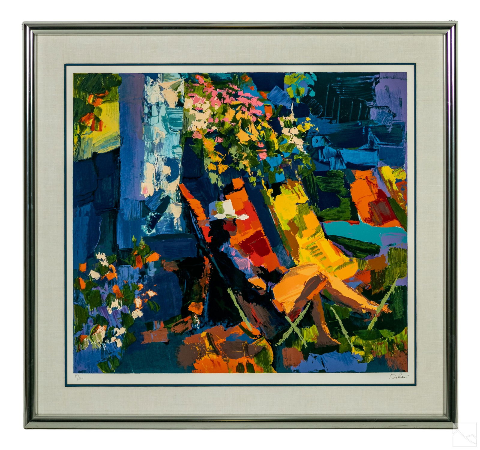 Nicola Simbari 1927-2012 Figural Serigraph SIGNED (1 of 5)