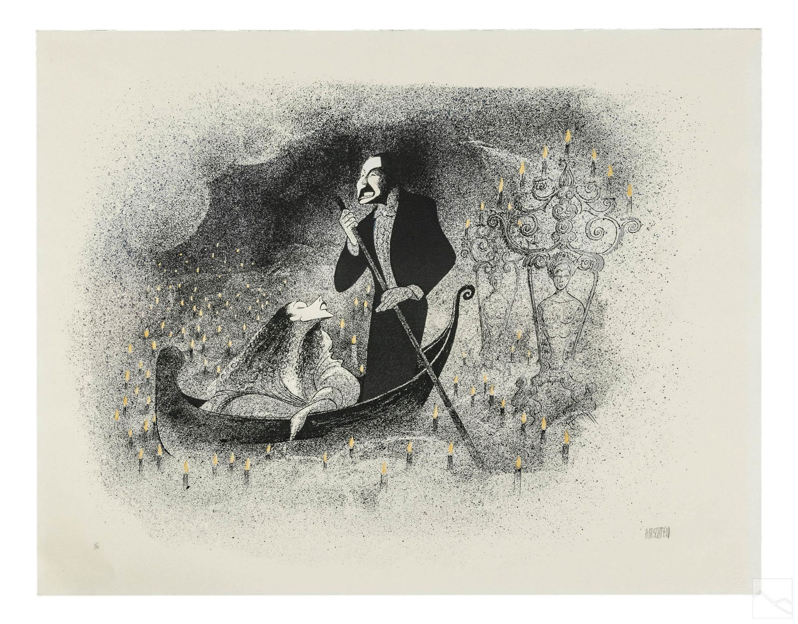Al Hirschfeld 1903-2003 PHANTOM OF THE OPERA Litho (1 of 5)