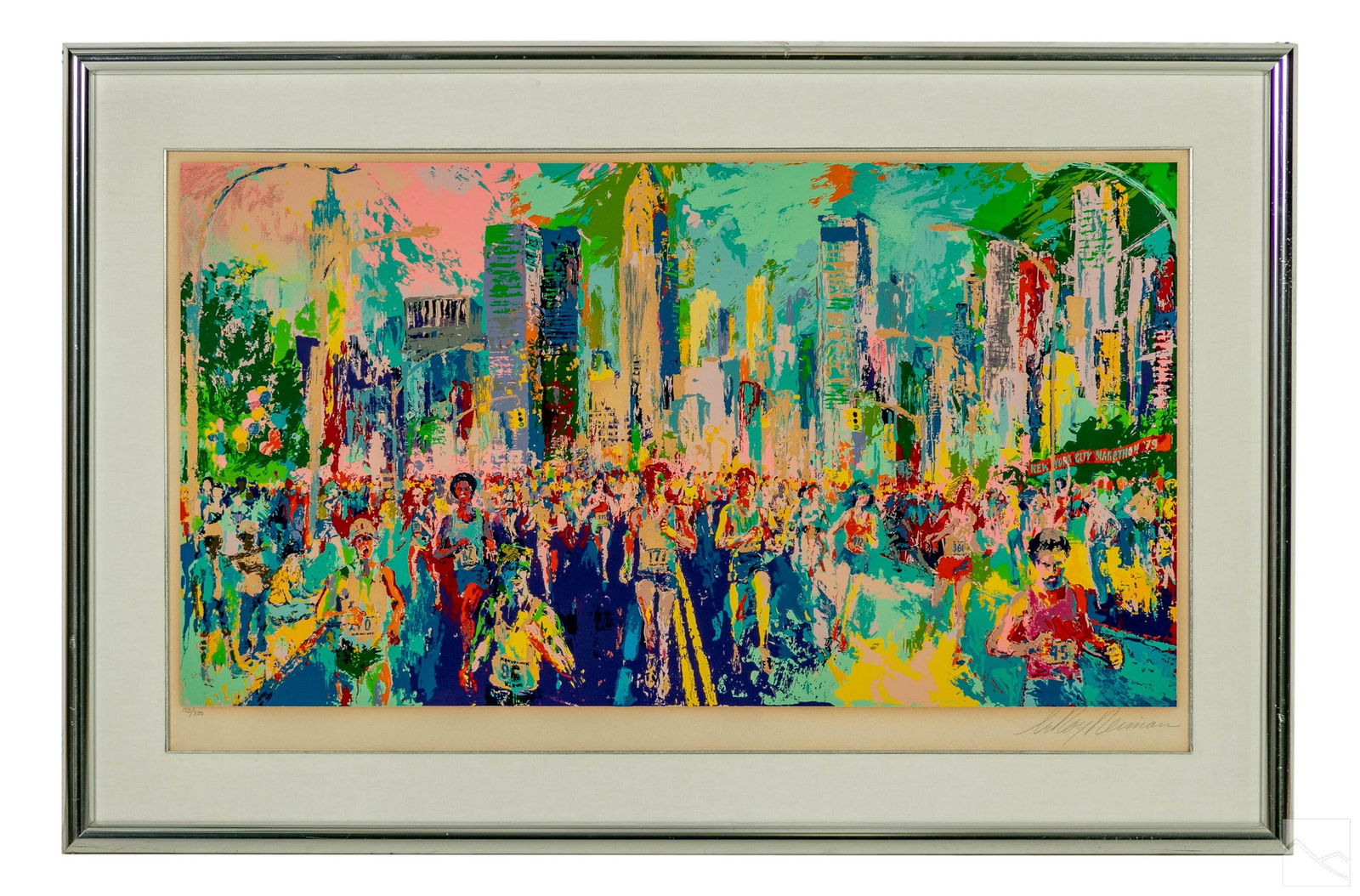 LeRoy Neiman 1921-2012 NYC Marathon Print SIGNED (1 of 5)