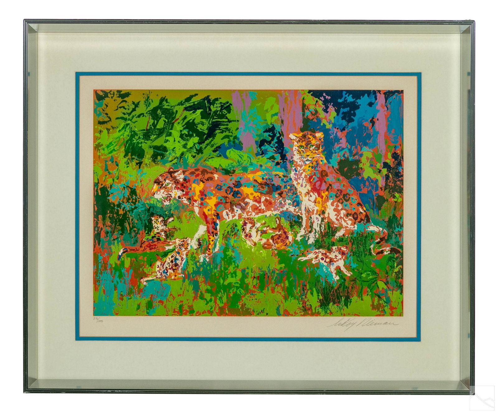 LeRoy Neiman 1921-2012 Jaguars Serigraph SIGNED (1 of 5)