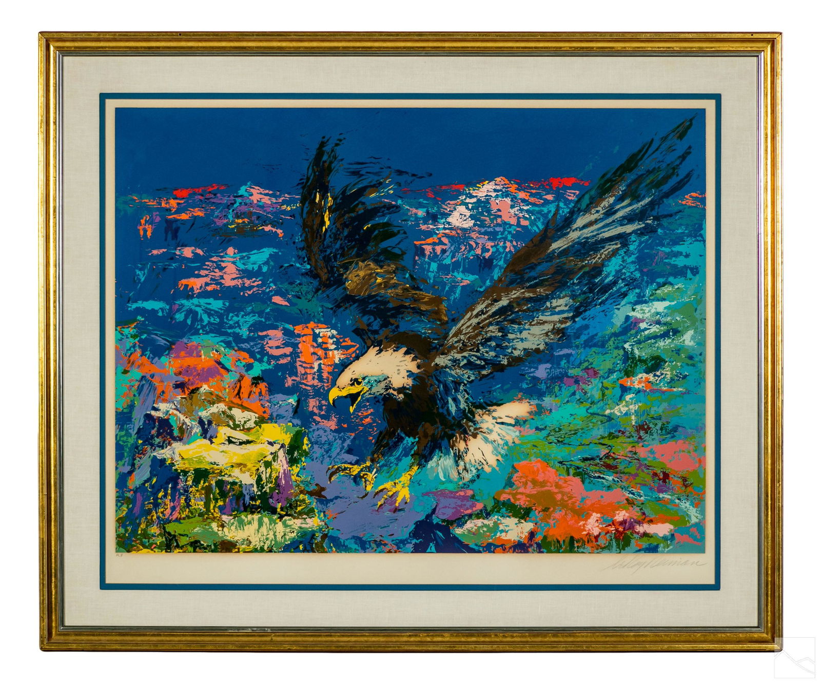 LeRoy Neiman 1921-2012 Eagle Art Serigraph SIGNED (1 of 6)