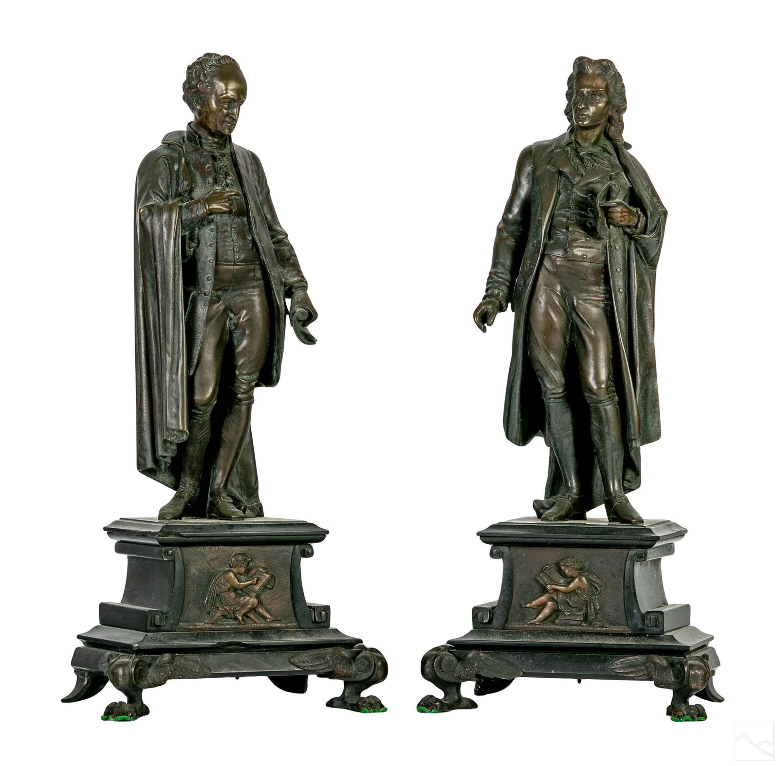 Victorian Bronze Regency Style Figural Sculptures (1 of 7)