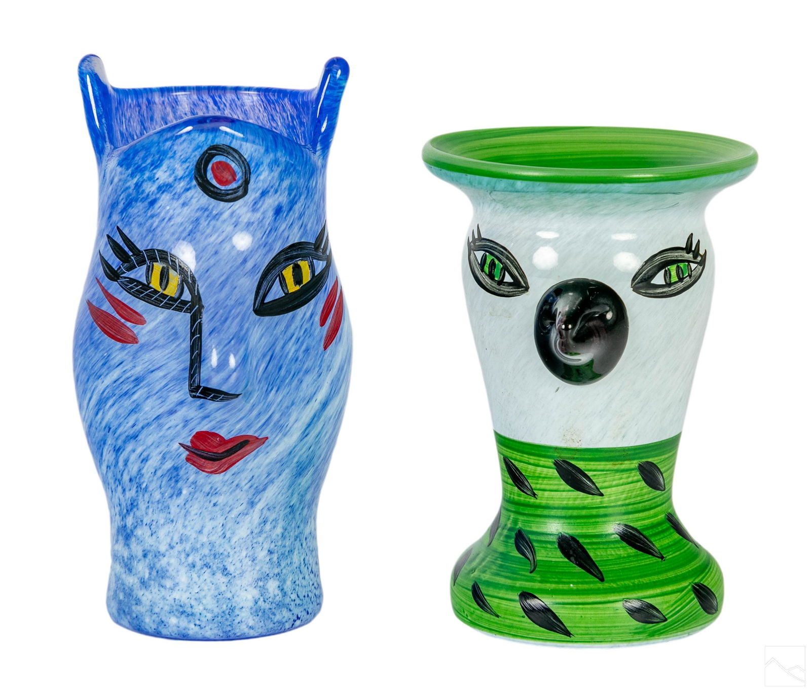 Kosta Boda Ulrica Hydman Vallien Abstract Vase LOT (1 of 6)