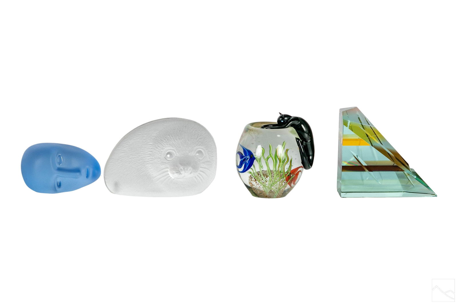 Studio Art Glass Paperweight Sculptures Collection (1 of 10)
