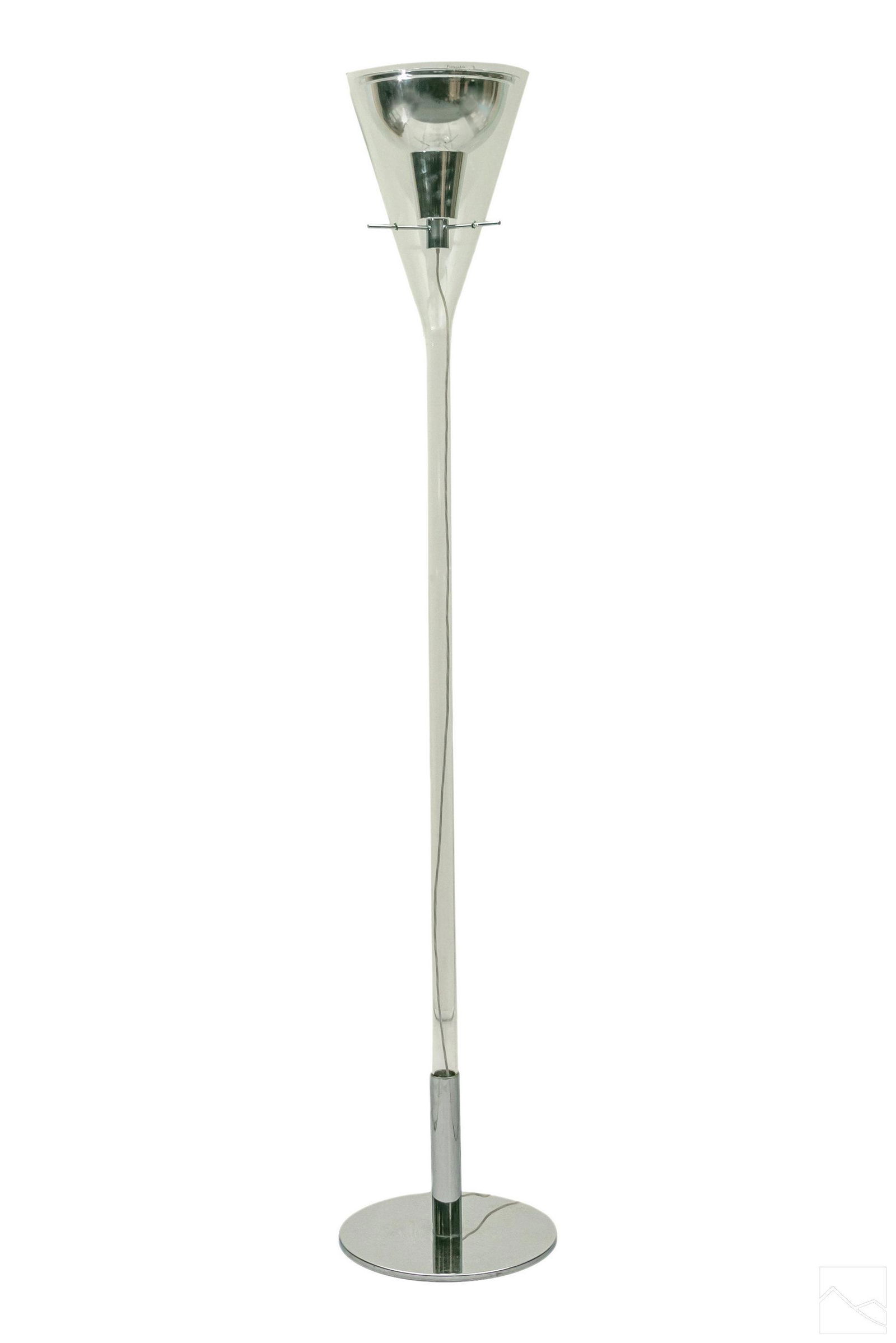 Fontana Arte Designer MOD Glass Flute Floor Lamp (1 of 8)