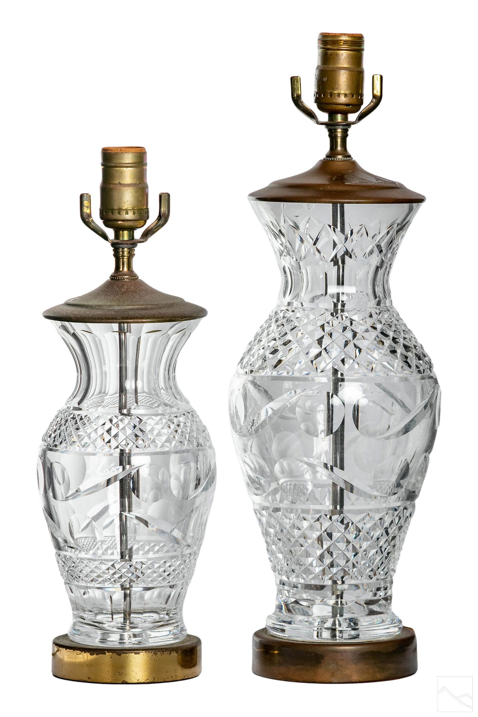 Waterford Irish Crystal Modern Electric Oil Lamps (1 of 5)