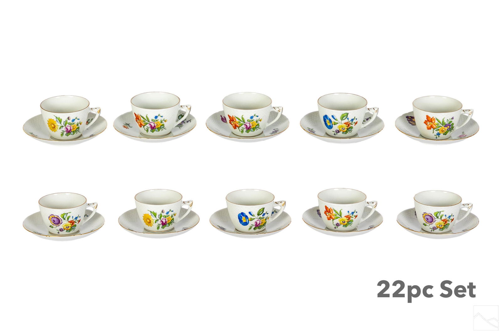 Bing & Grondahl Danish Porcelain Teacups & Saucers (1 of 10)