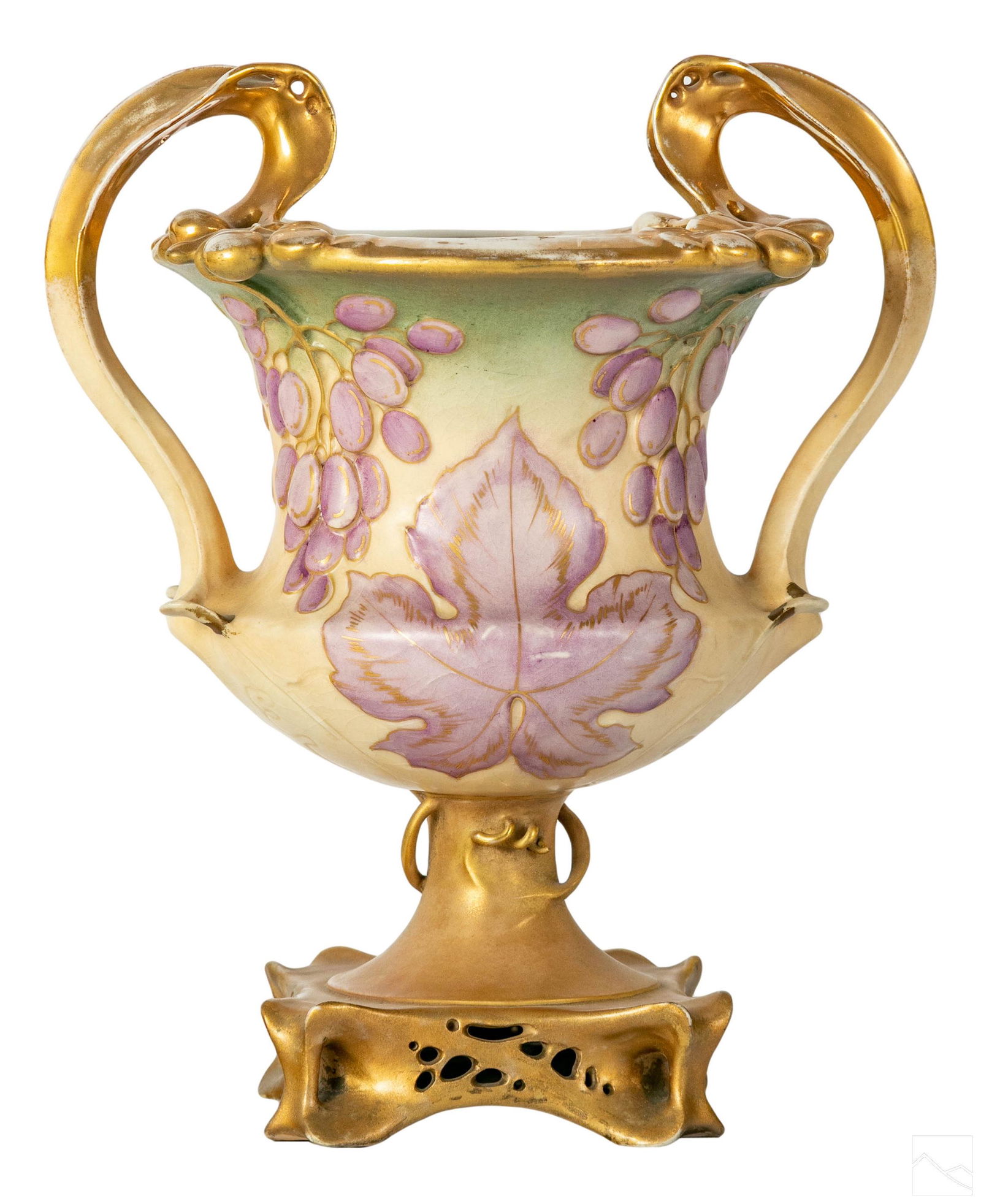 Amphora Teplitz Austrian Porcelain Urn Vase Cup (1 of 7)