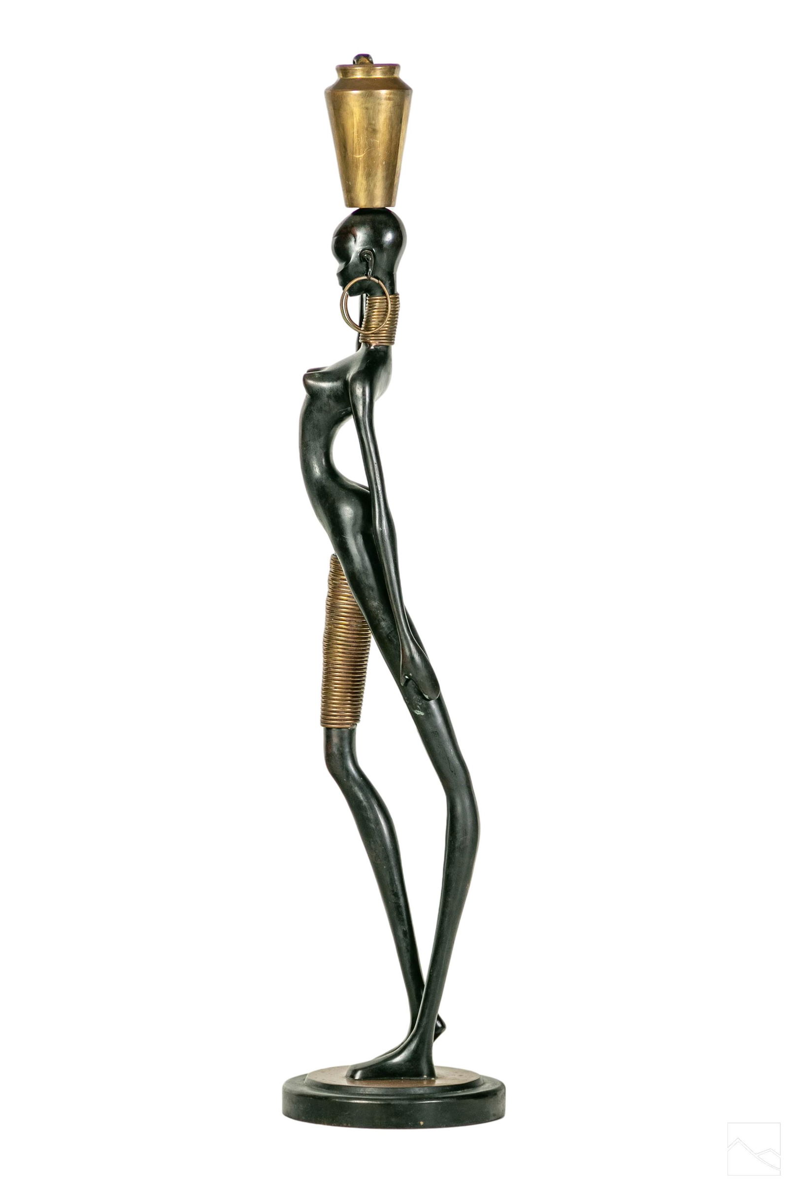 Nubian Life Size Sculpture 66" Manner Of Hagenauer Sep 28, 2022