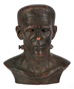 The Frankenstein Monster Hollywood Film Head Bust