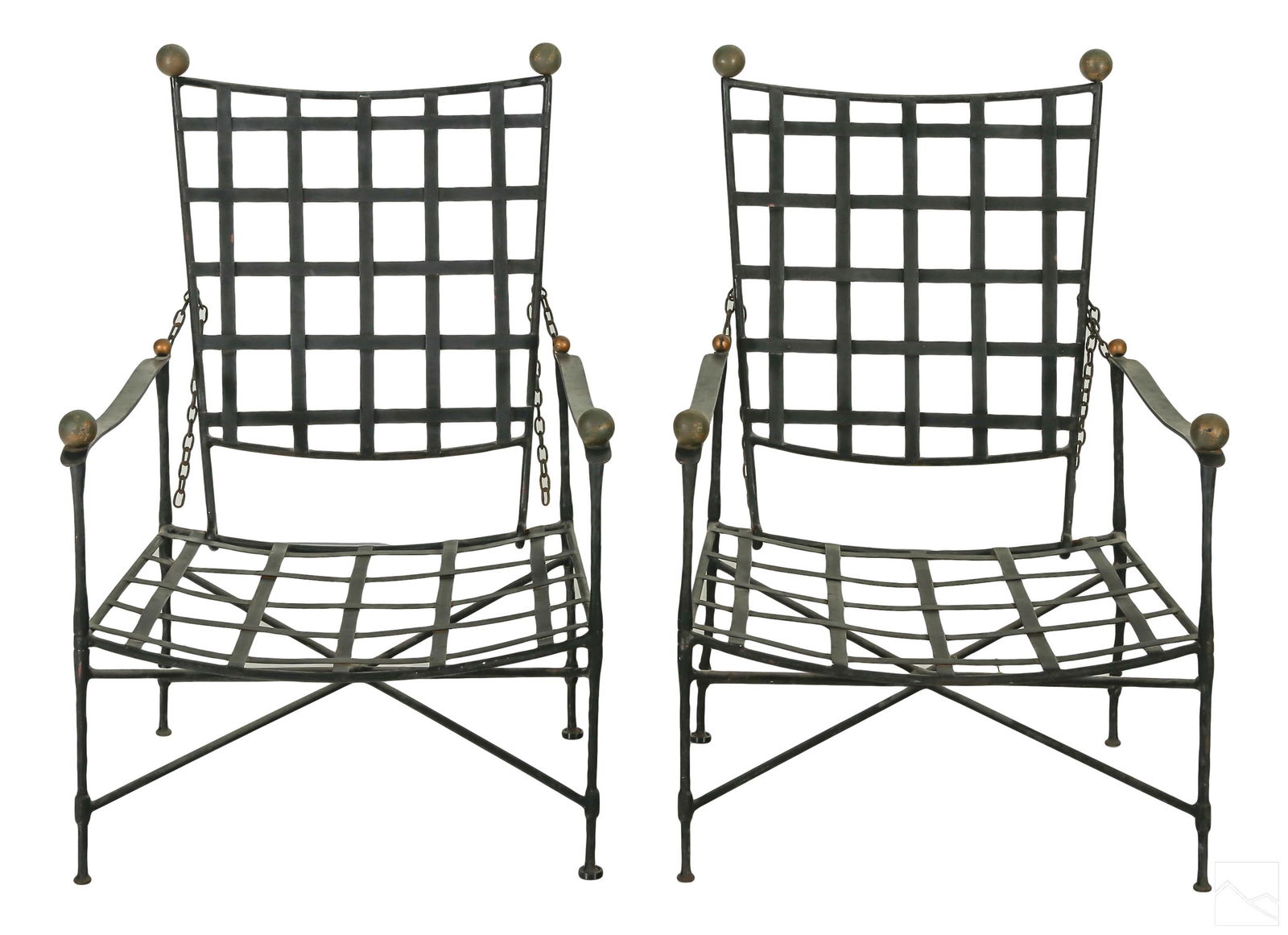 Mario Papperzini for J Salterini Iron Patio Chairs (1 of 4)