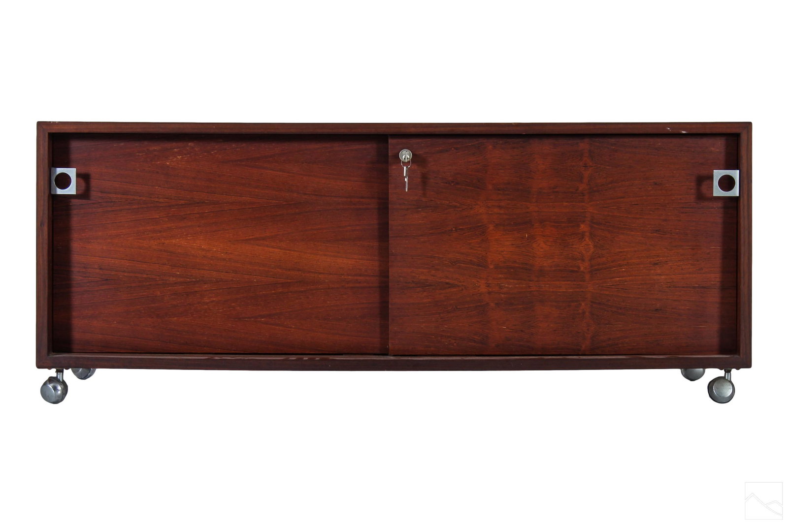 E. Pedersen and Son Danish Modern Rolling Cabinet (1 of 8)