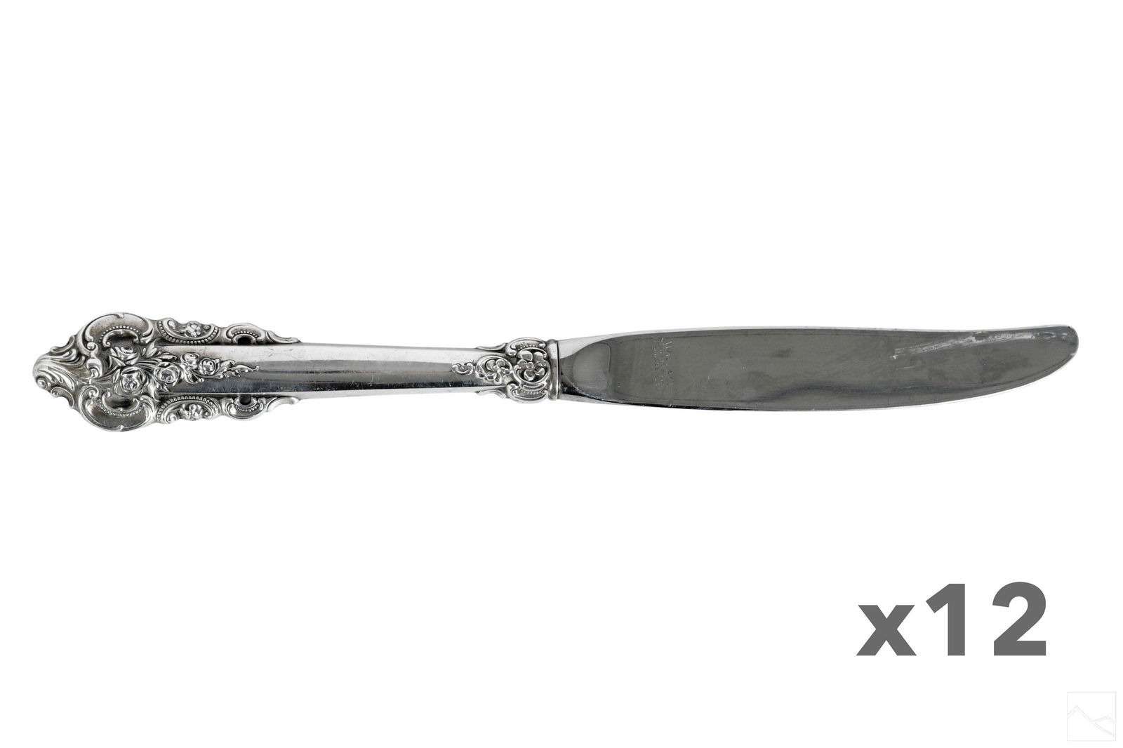 Wallace Grand Baroque Sterling Silver Knives 1011g (1 of 5)