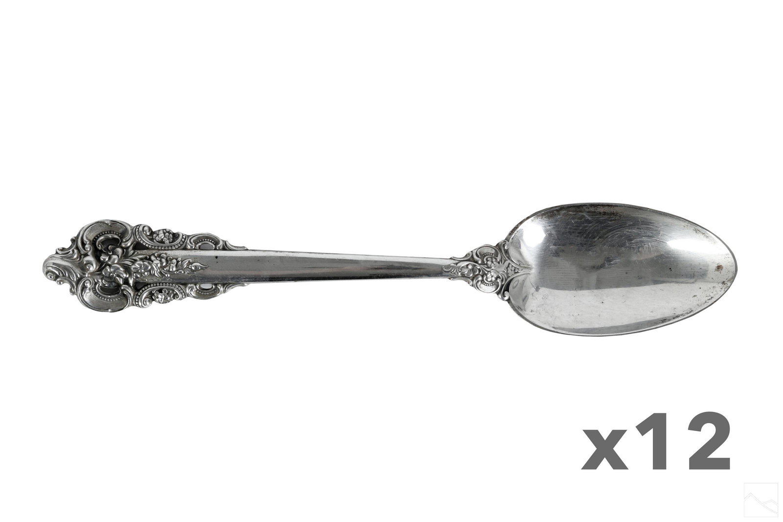 Wallace Grand Baroque Sterling Silver Spoons 427g. (1 of 5)