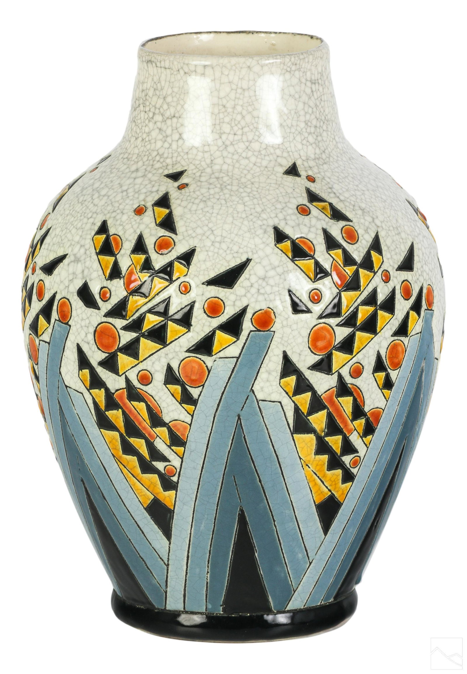 Boch Freres Keramis Style Belgian Art Pottery Vase (1 of 6)