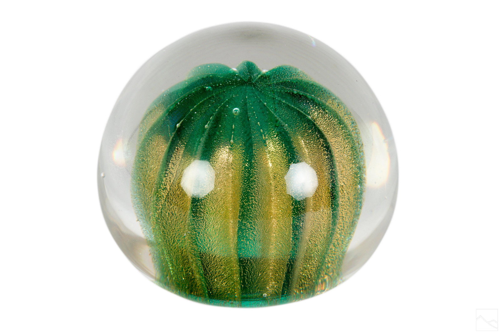 Murano Archimede Seguso Art Glass Cactus Sculpture (1 of 6)