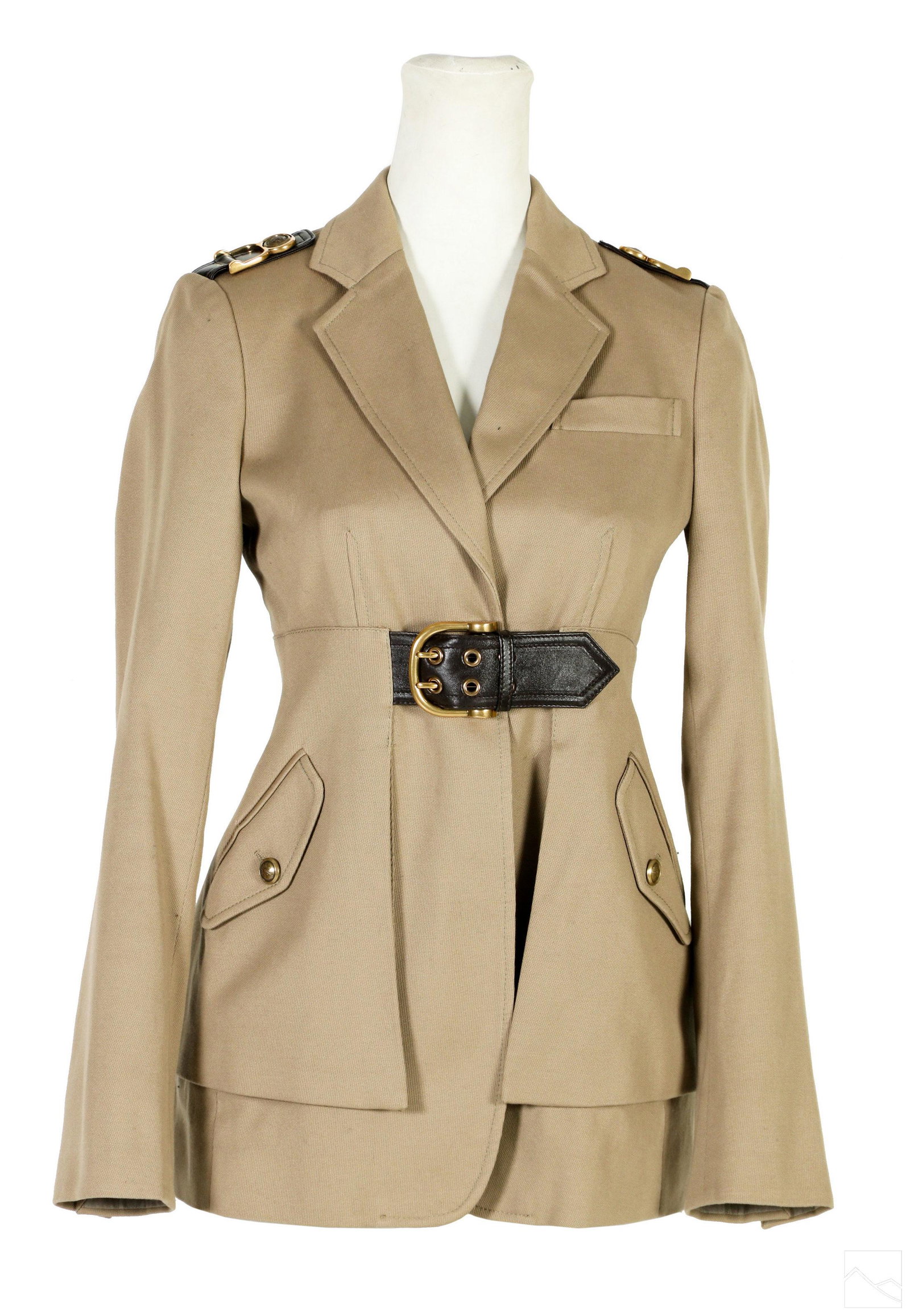 Gucci Italian Ladies Designer Military Jacket Sz42 (1 of 6)