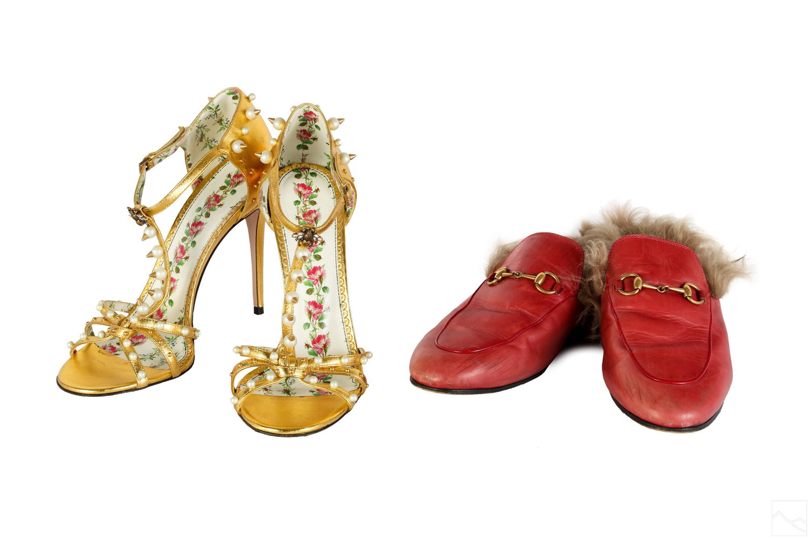 Gucci Designer Leather Loafers & High Heels Sz 41 (1 of 12)