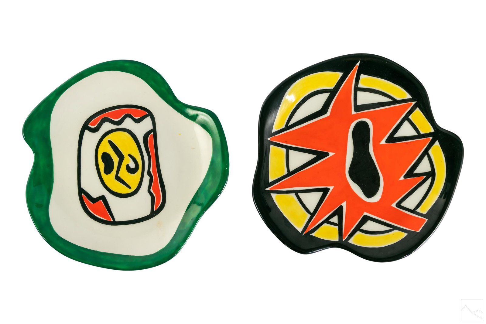 F. Leger and R. Brice Abstract Art Pottery Plates (1 of 6)