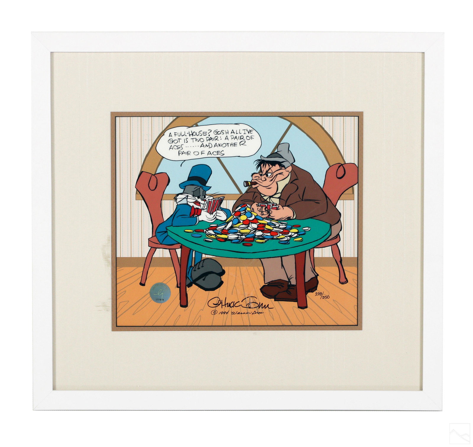Chuck Jones 20C. BUGS BUNNY Animation Cel SIGNED (1 of 6)