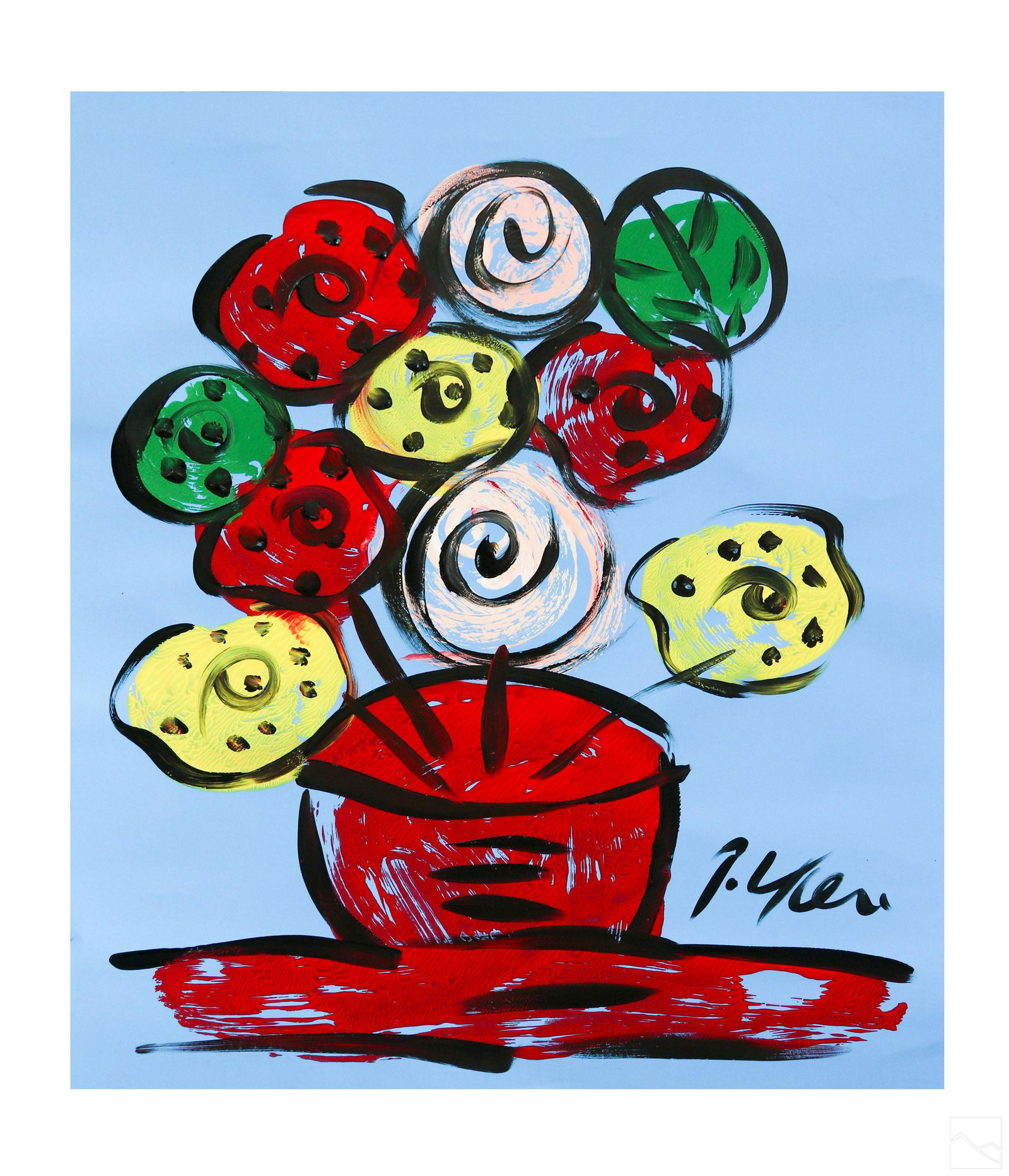 Peter Keil b.1942 Bloom In Me Still Life Painting (1 of 5)