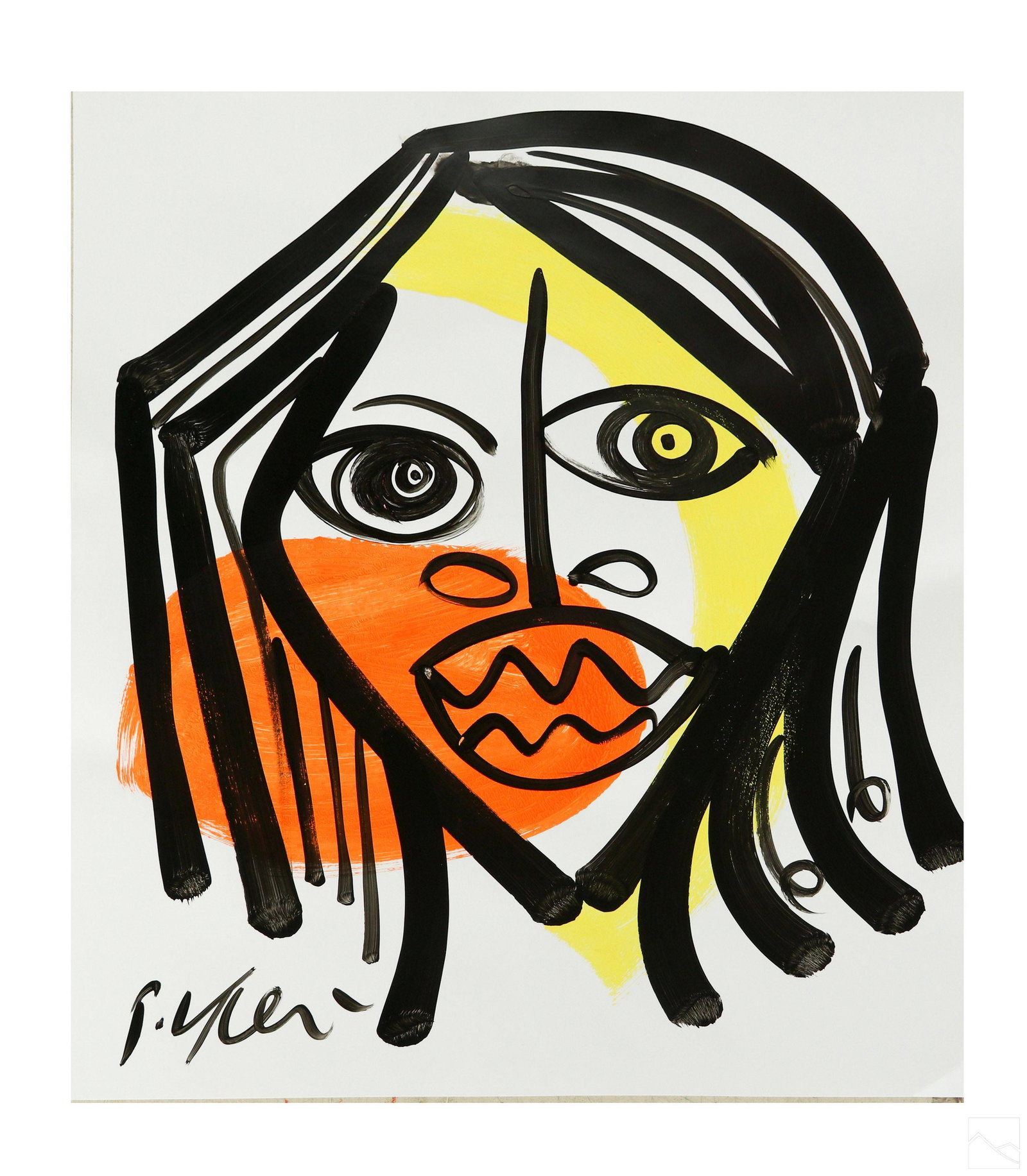 Peter Keil b.1942 Bright Eyed Bella Brook Painting (1 of 5)