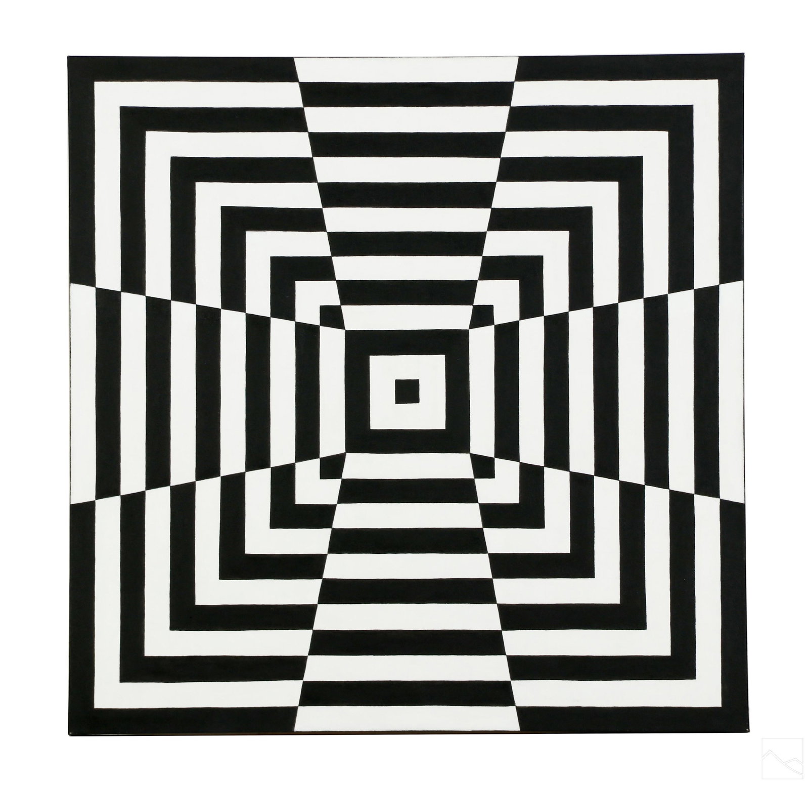 Tim Ray Fisher b.1969 Kinetic Op Art Painting (1 of 4)