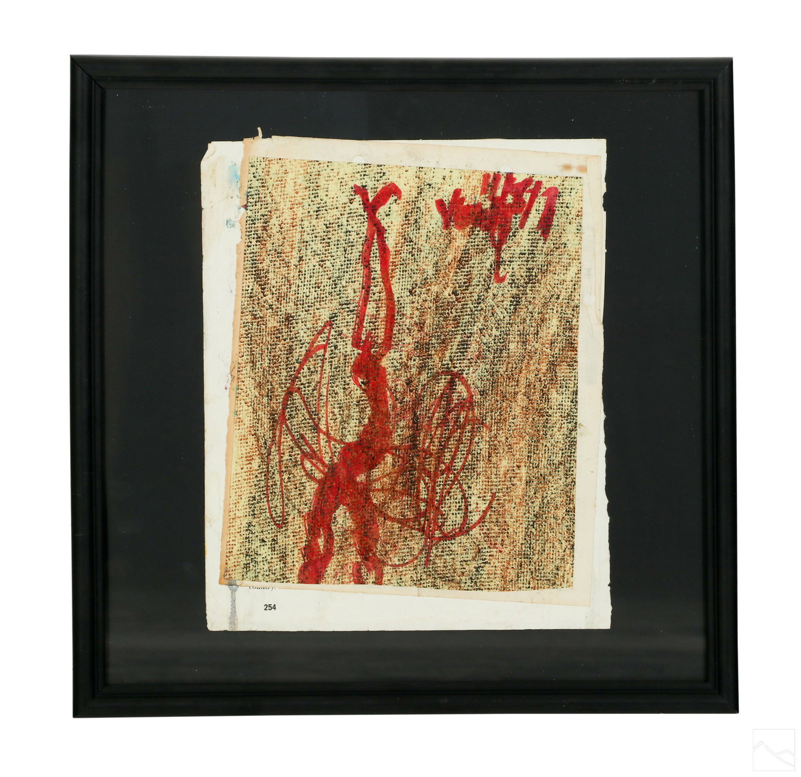 Purvis Young 1943-2010 Outsider Found Art Drawing (1 of 5)