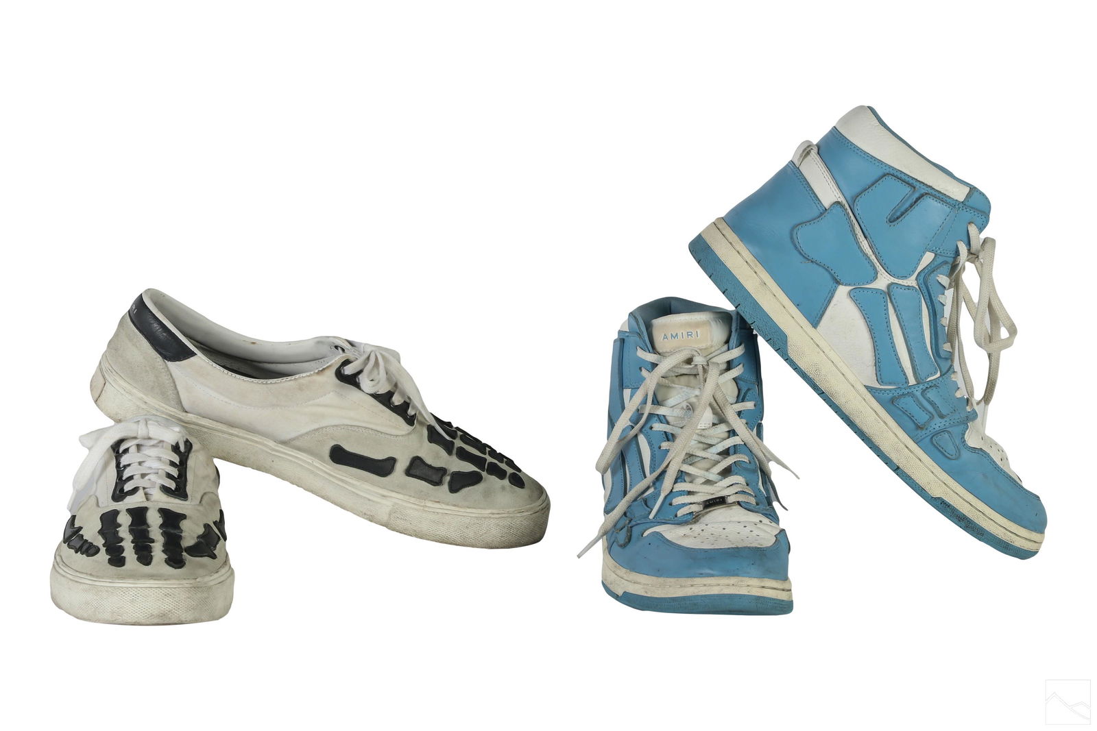 Two Pairs Of Burberry Men's Jack Check Sneakers